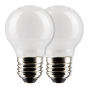 G16.5 LED Globe Bulb, 5W, 350 Lumens, 40W Equal, 2700K, E26 Base, Frosted, Pack of 2
