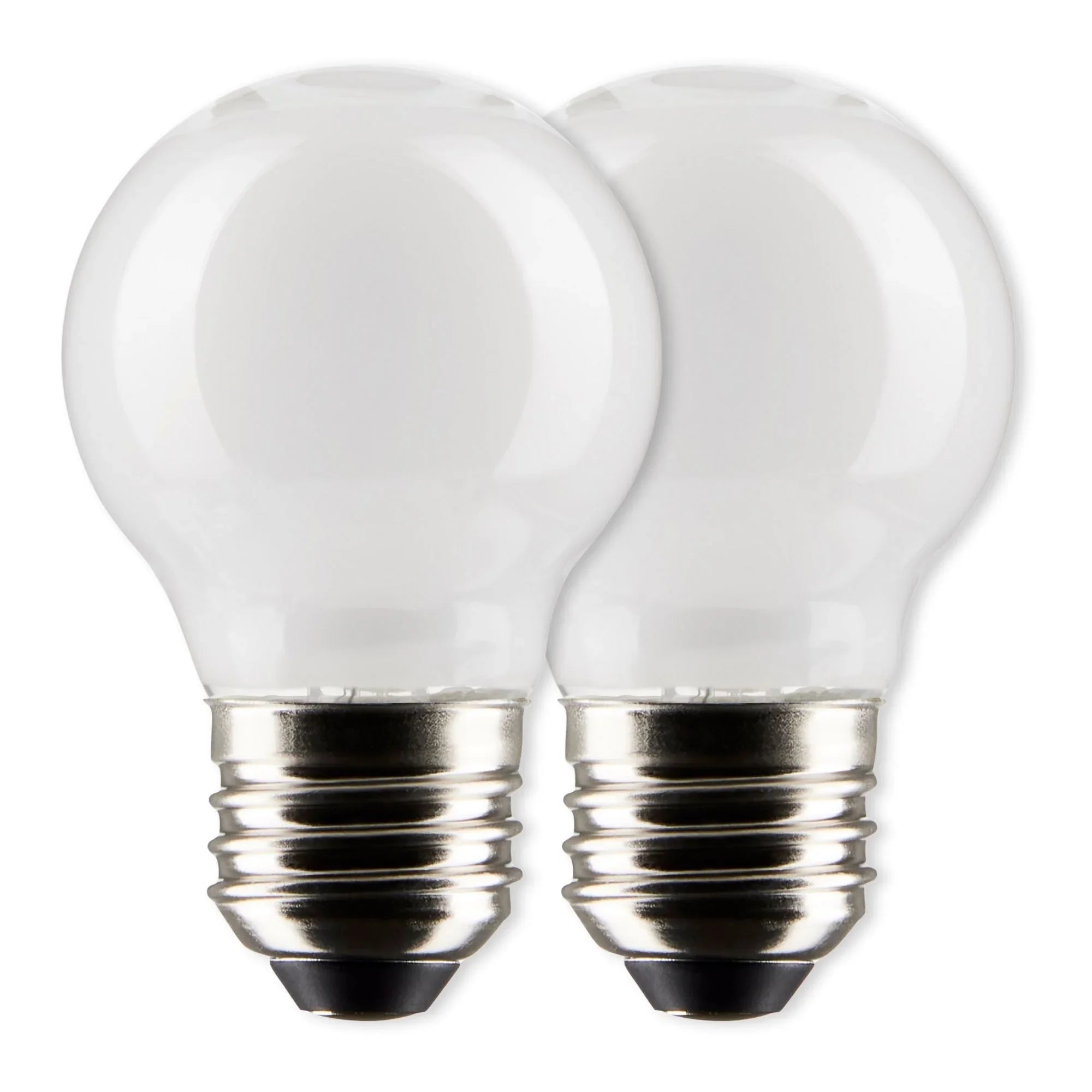 G16.5 LED Globe Bulb, 5W, 350 Lumens, 40W Equal, 2700K, E26 Base, Frosted, Pack of 2