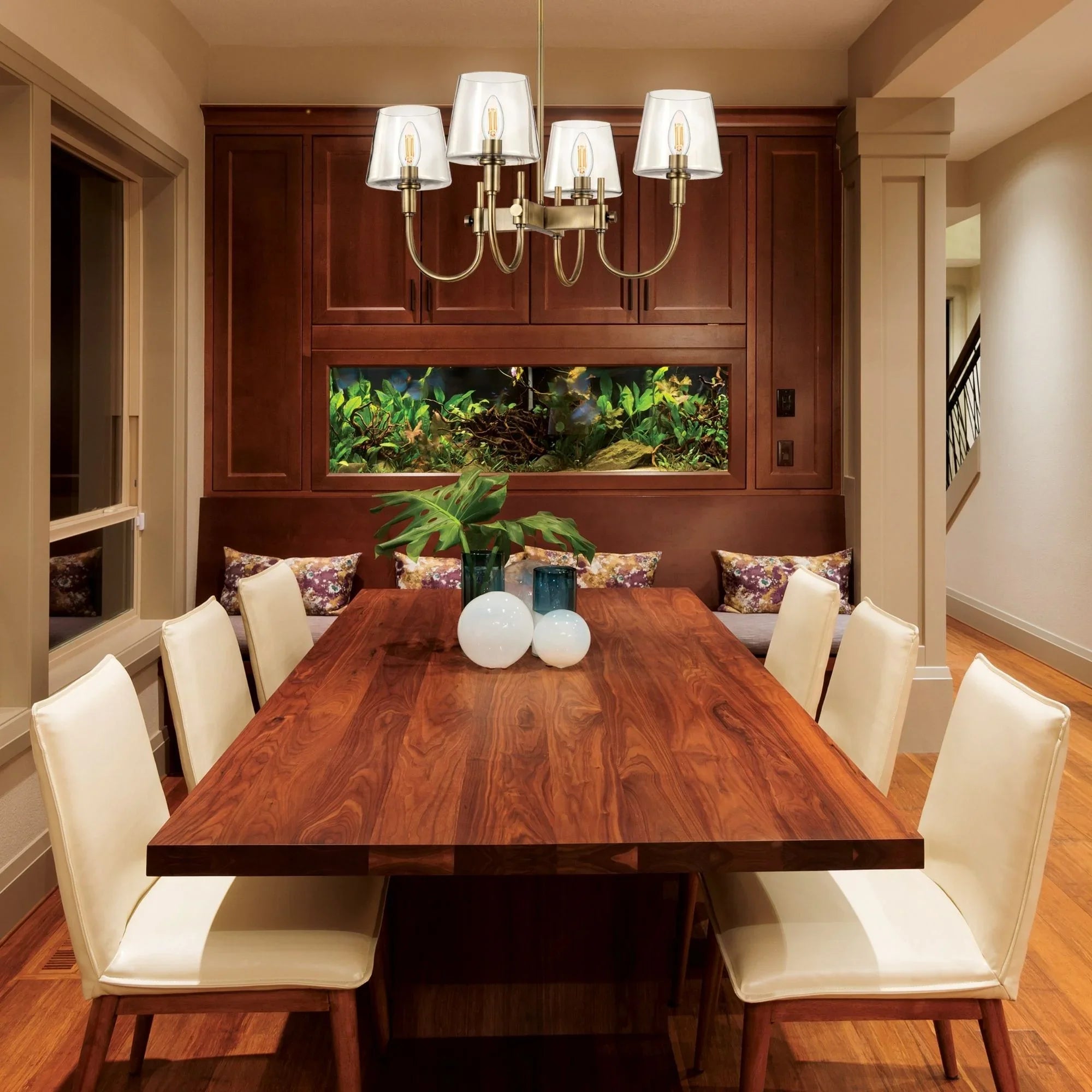 B11 Candle Filament LED Bulb, 6W, 500lm, 2700K, E12 Candelabra Base, Clear Finish, Pack of 2