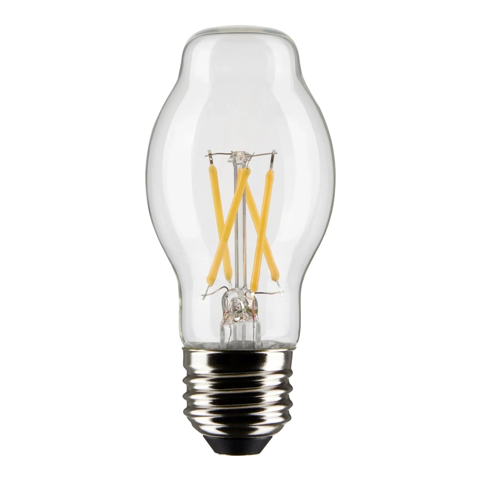 BT15 Filament LED Bulb, 5 Watts, 450lm, 40W Equal, 2700K, E26 Medium Base, Clear, Pack of 2