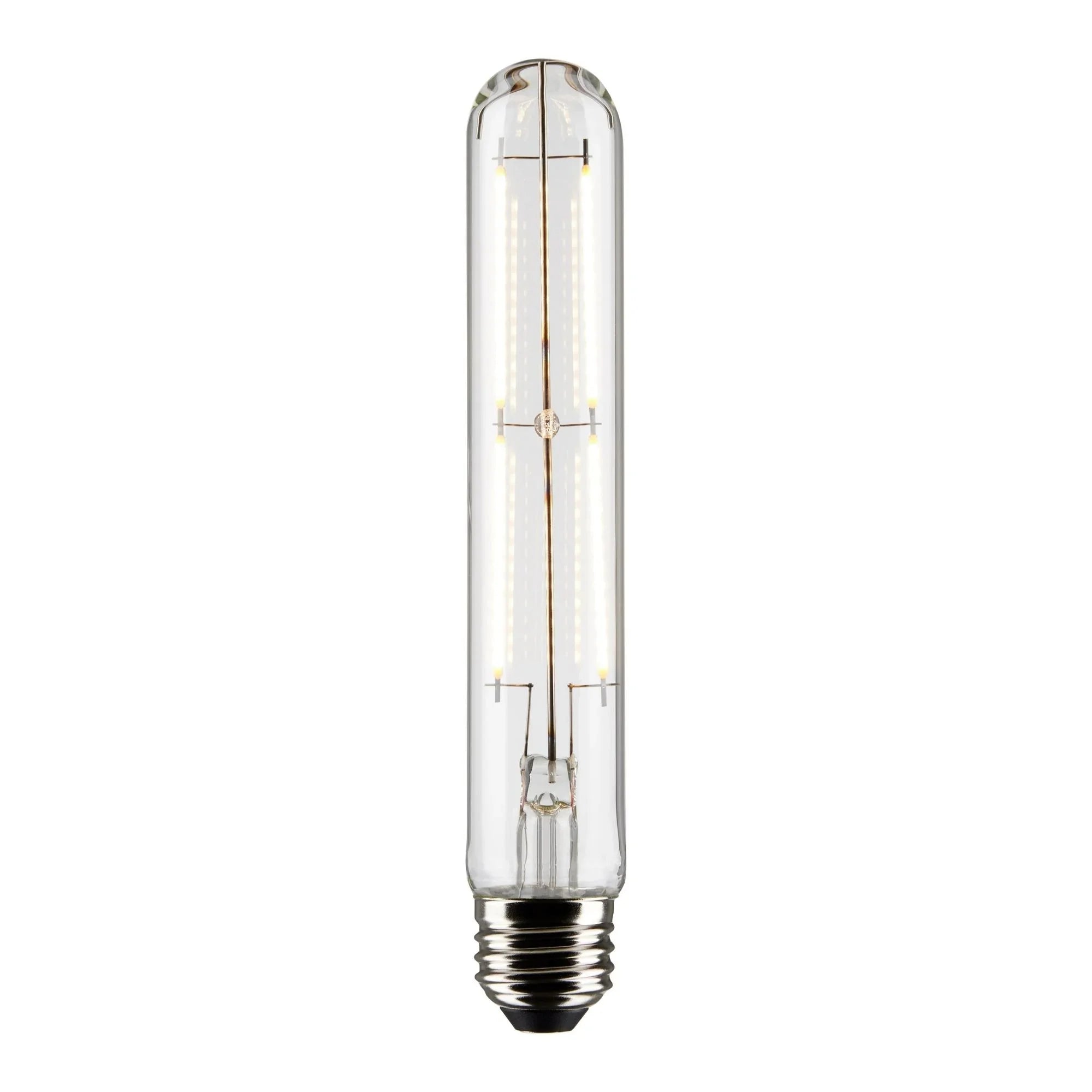 T9 LED Single Tube Bulb, 8W, 800 Lumens, 2700K, 60W Equal, E26 Medium Base, Clear, Pack of 2