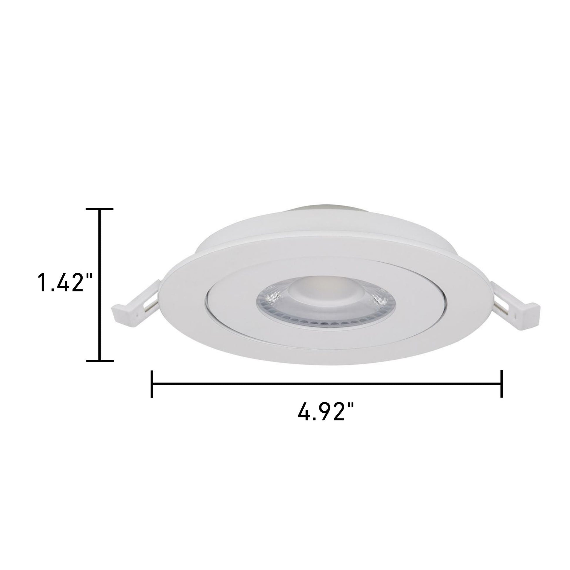 4" Round Gimbal Downlight with Remote Driver, 750 Lumens, 5-CCT - Bees Lighting