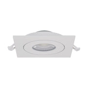 4" Square Gimbal Downlight with Remote Driver, 750 Lumens, 5-CCT - Bees Lighting