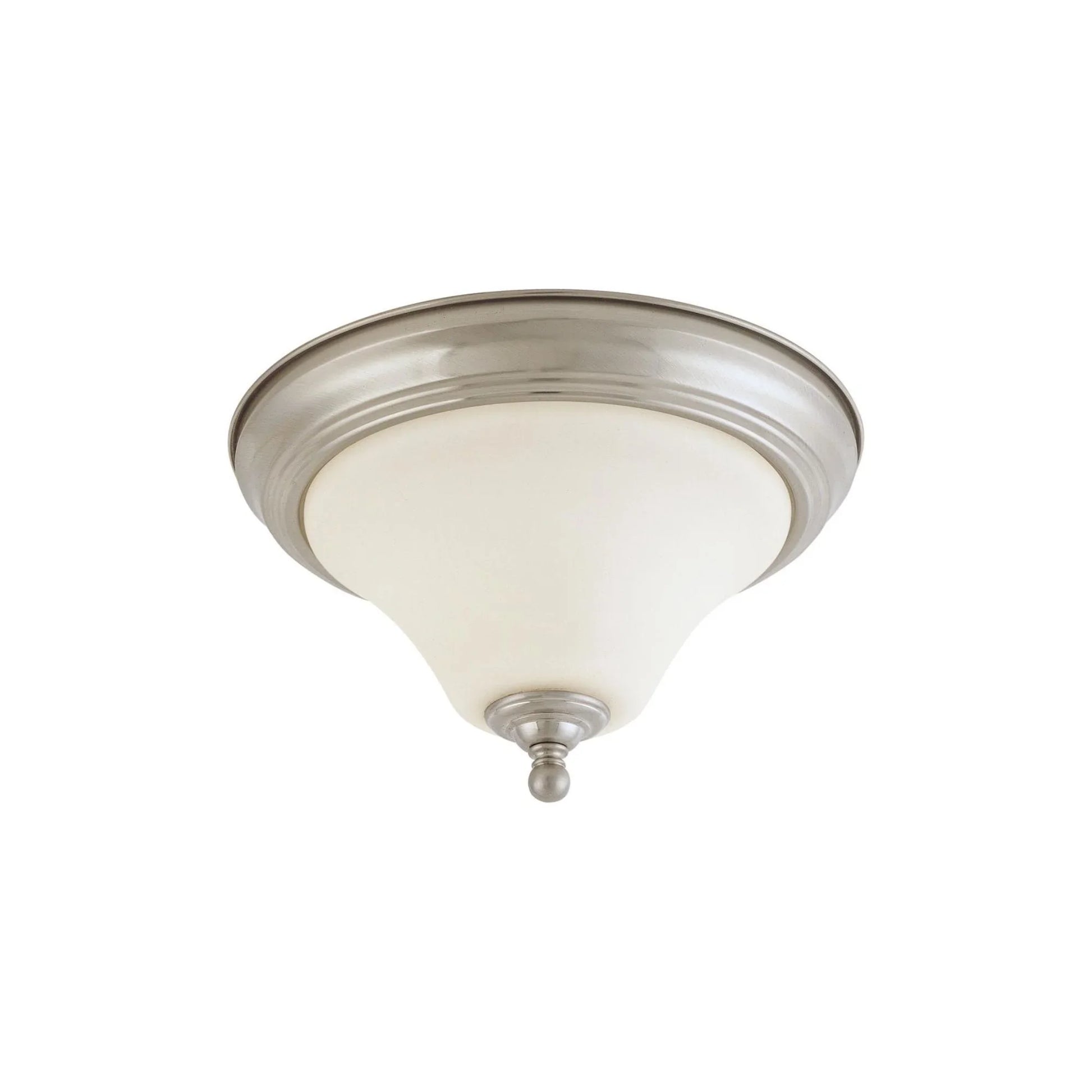 SATCO|NUVO - Dupont 11" Flush Mount, Brushed Nickel Finish | Bees Lighting