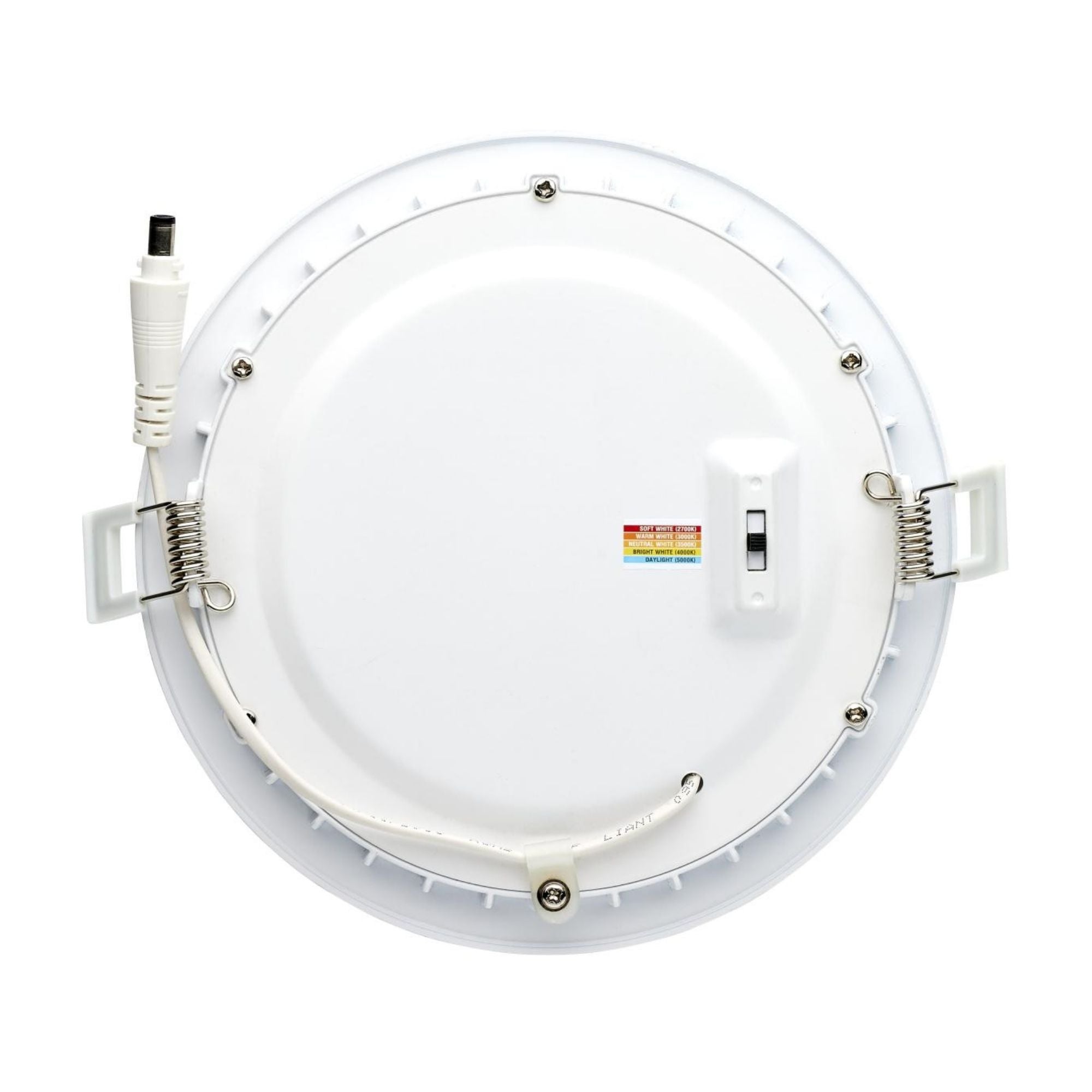 Edge-Lit 6" Round Canless LED Recessed Light, 12W, 900 Lm, 5-CCT