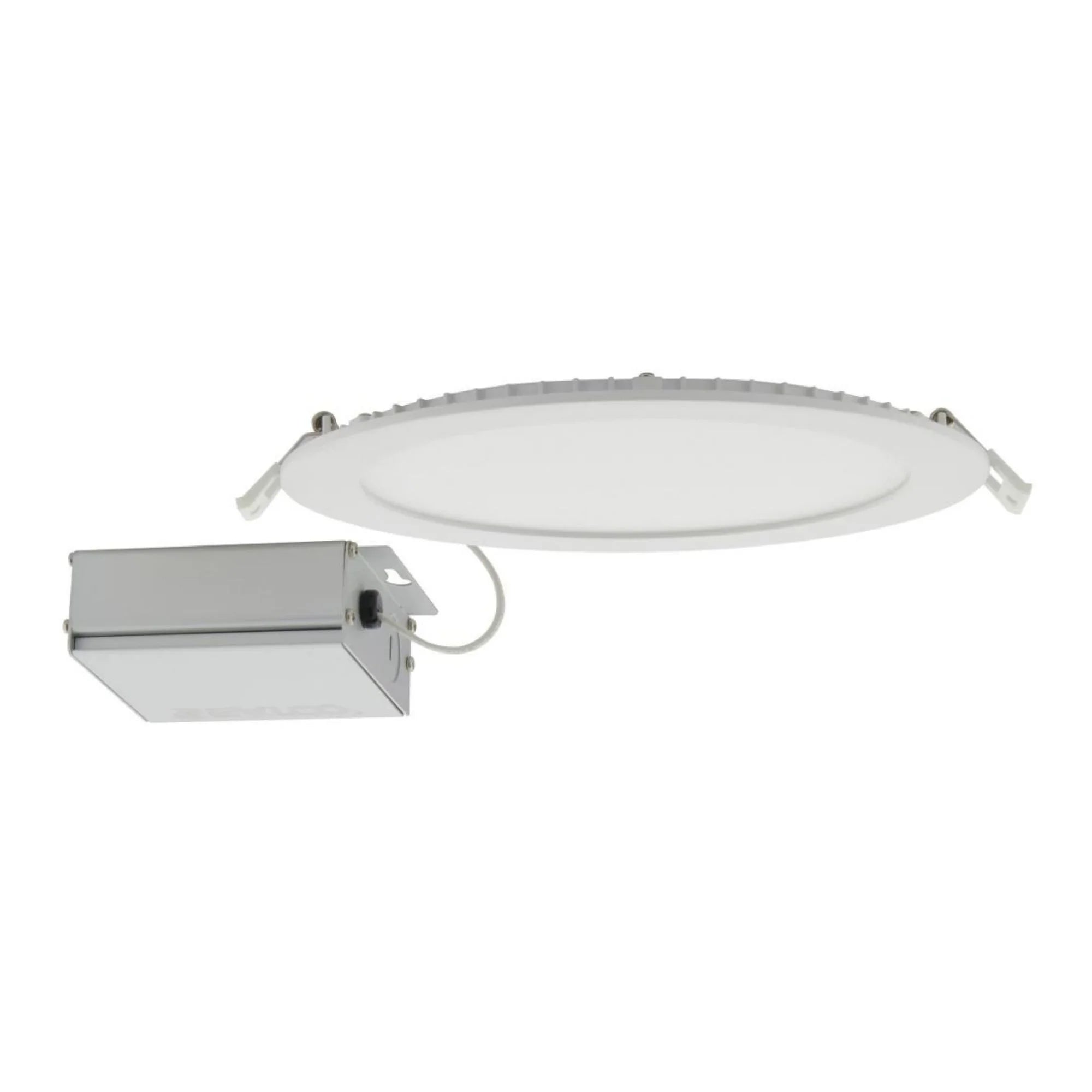 Edge-Lit 8" Round Canless LED Recessed Light, 24W, 1850 Lm, 5-CCT