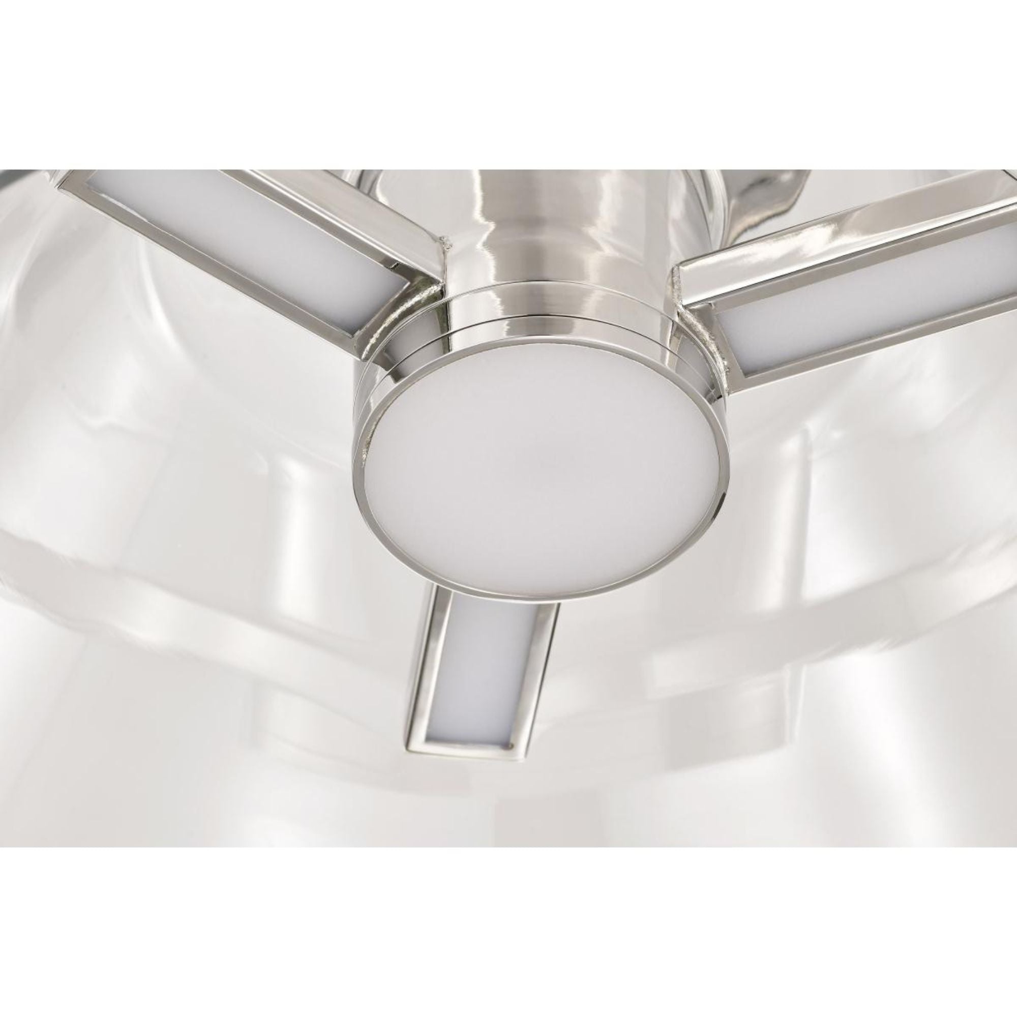 Edmond 14" LED Semi-flush Mount, Polished Nickel Finish
