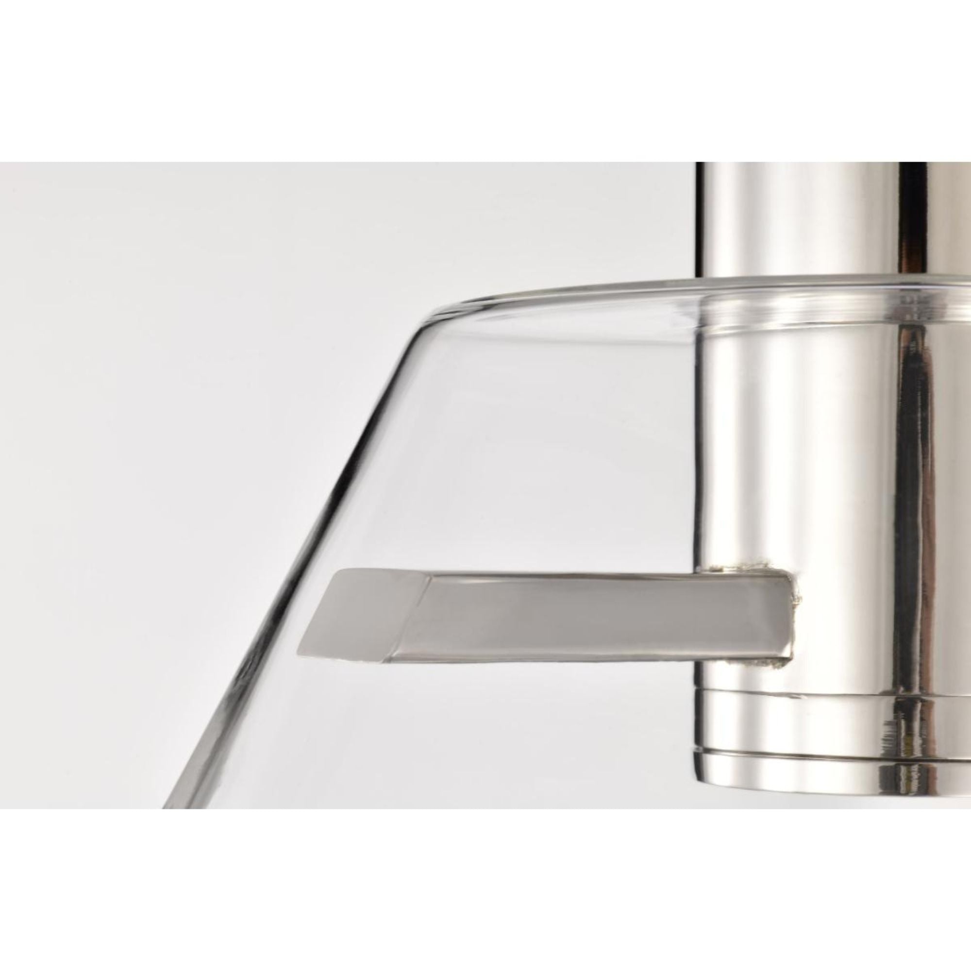 Edmond 14" LED Semi-flush Mount, Polished Nickel Finish
