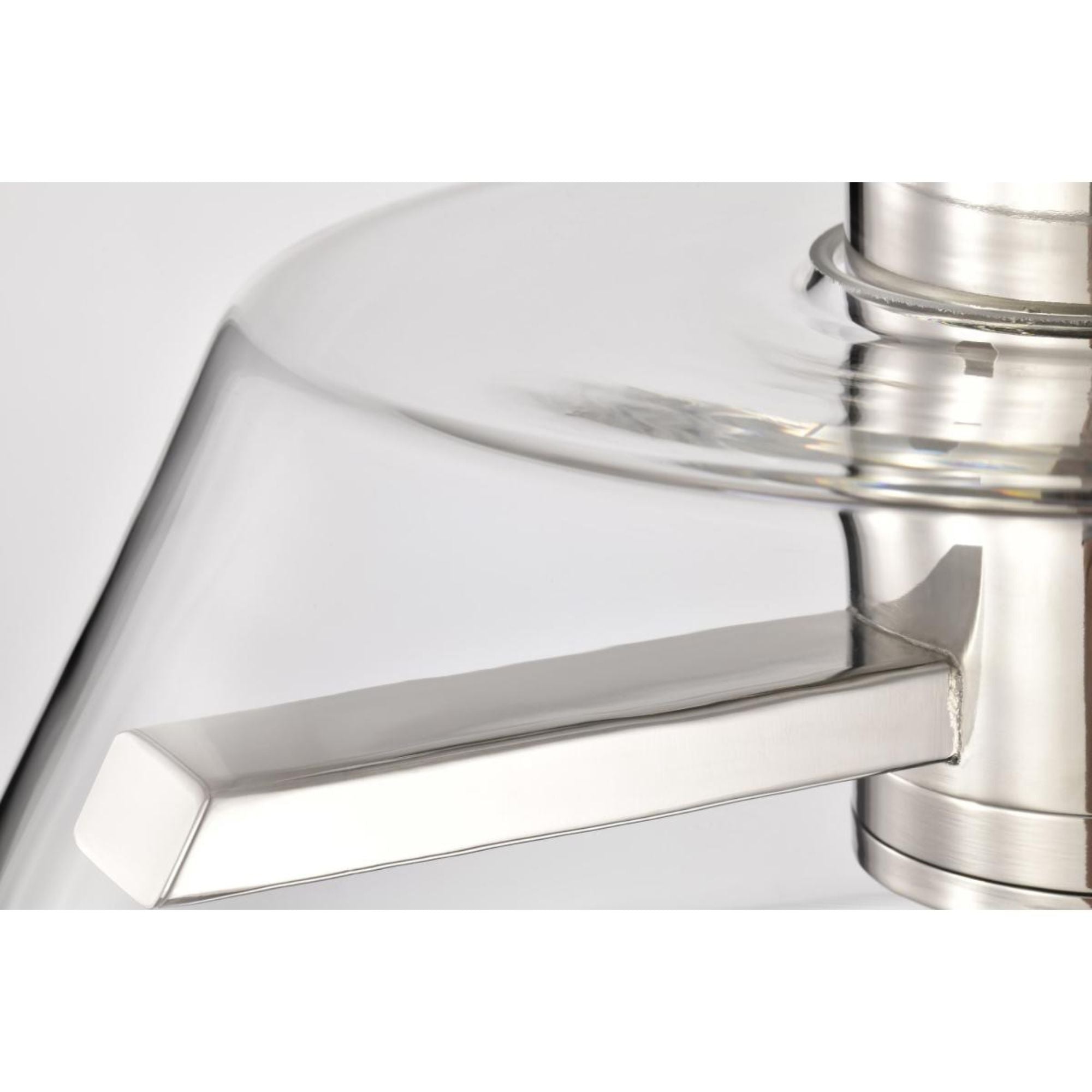 Edmond 17" LED Semi-flush Mount, Polished Nickel Finish