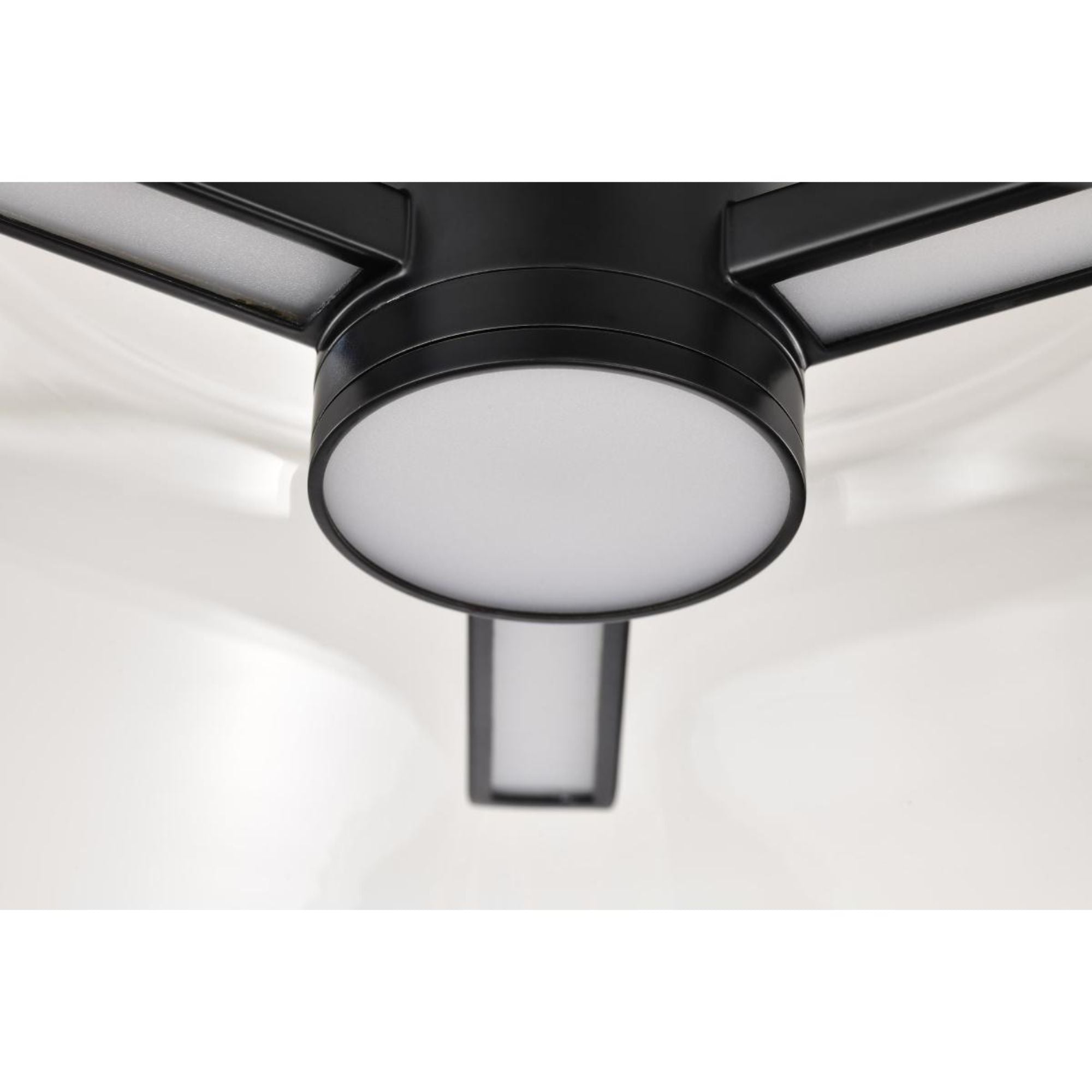 Edmond 17" LED Semi-flush Mount, Matte Black Finish
