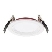 Fire Rated 4" Canless LED Recessed Light, 800 Lm, 5-CCT, Baffle Trim - Bees Lighting