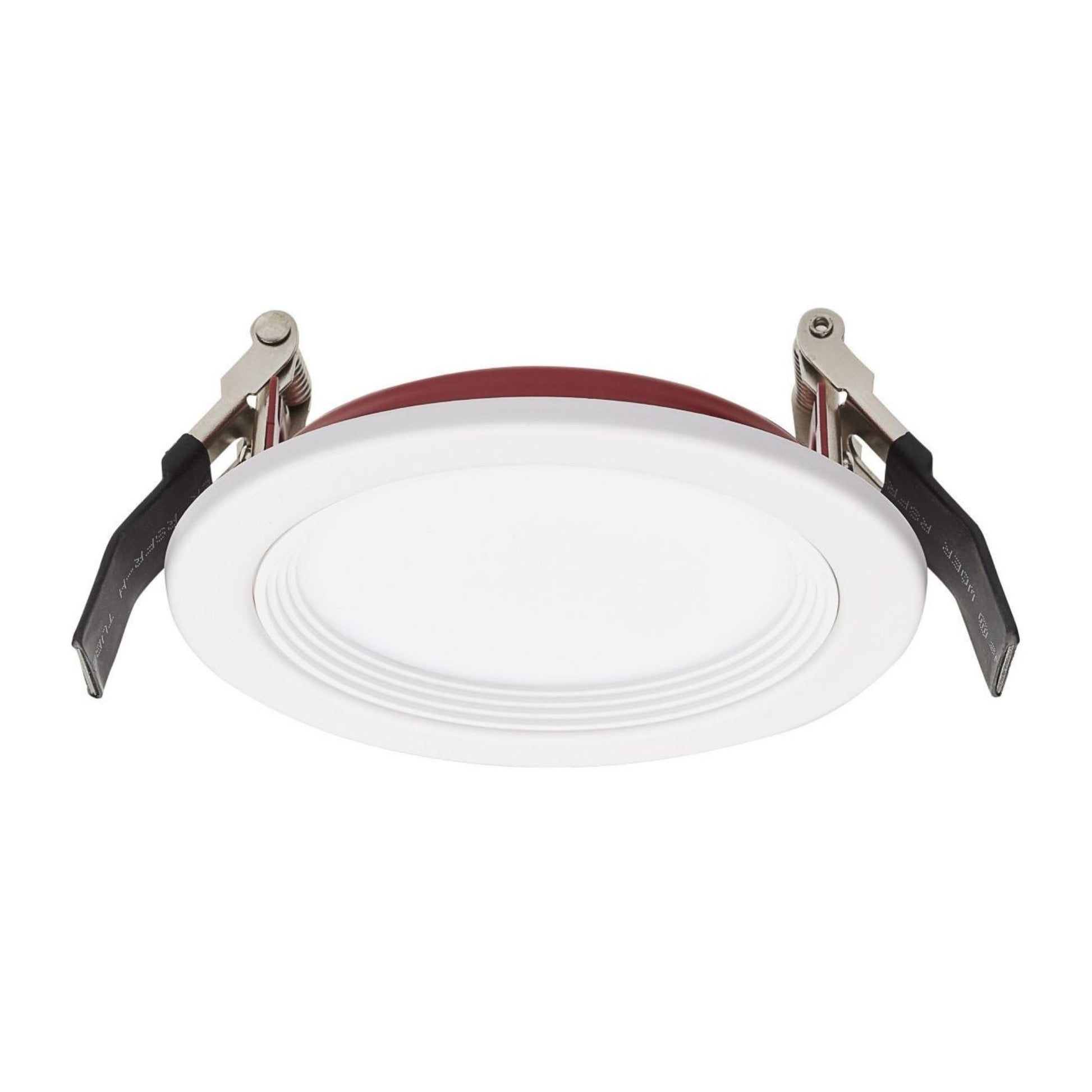 Fire Rated 4" Canless LED Recessed Light, 800 Lm, 5-CCT, Baffle Trim - Bees Lighting
