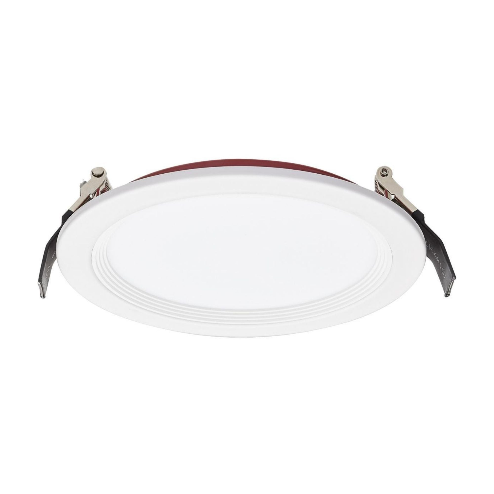 Fire Rated 6" Canless LED Recessed Light, 1050 Lm, 5-CCT, Baffle Trim