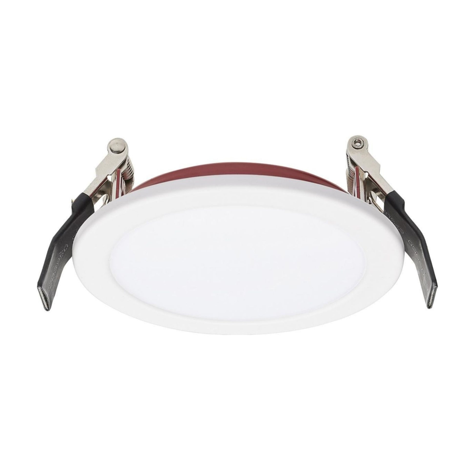 Fire Rated 4" Canless LED Recessed Light, 800 Lm, 5-CCT, Flat Trim, 120-277V - Bees Lighting
