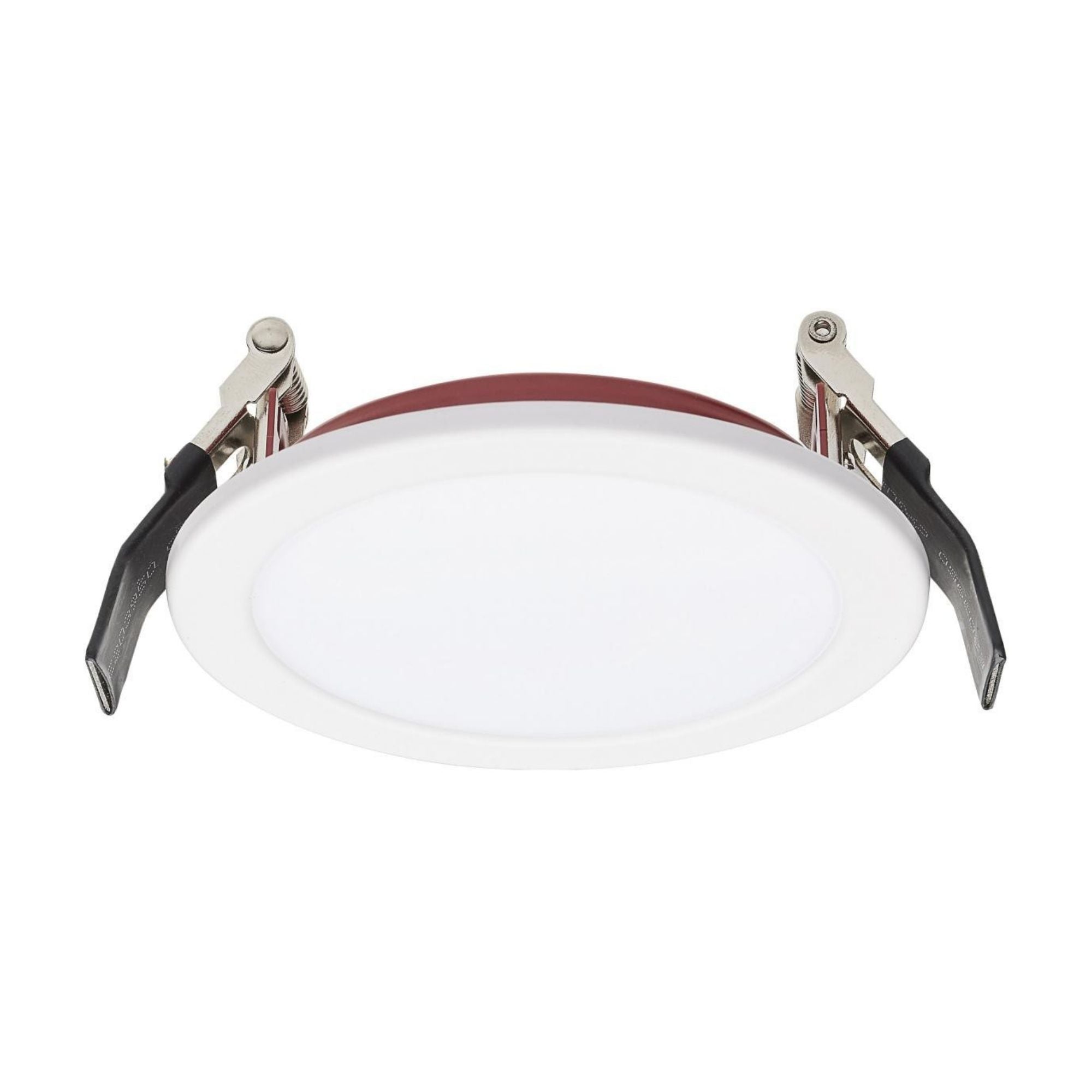 Fire Rated 4" Canless LED Recessed Light, 800 Lm, 5-CCT, Flat Trim, 120-277V