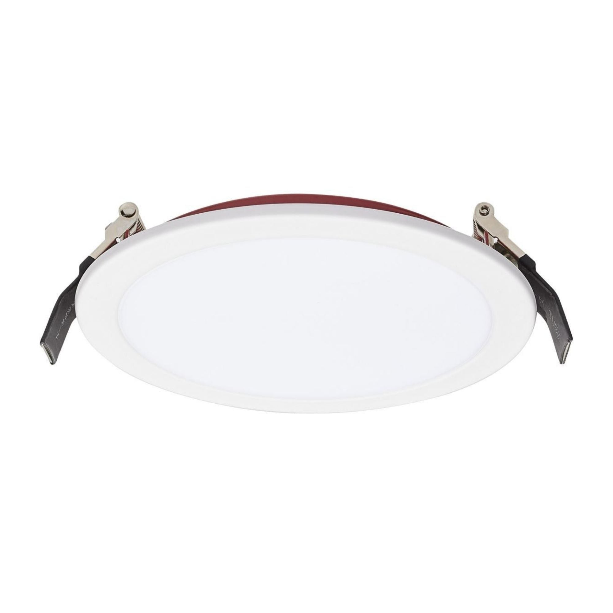 Fire Rated 6" Canless LED Recessed Light, 1050 Lm, 5-CCT, Flat Trim, 120-277V