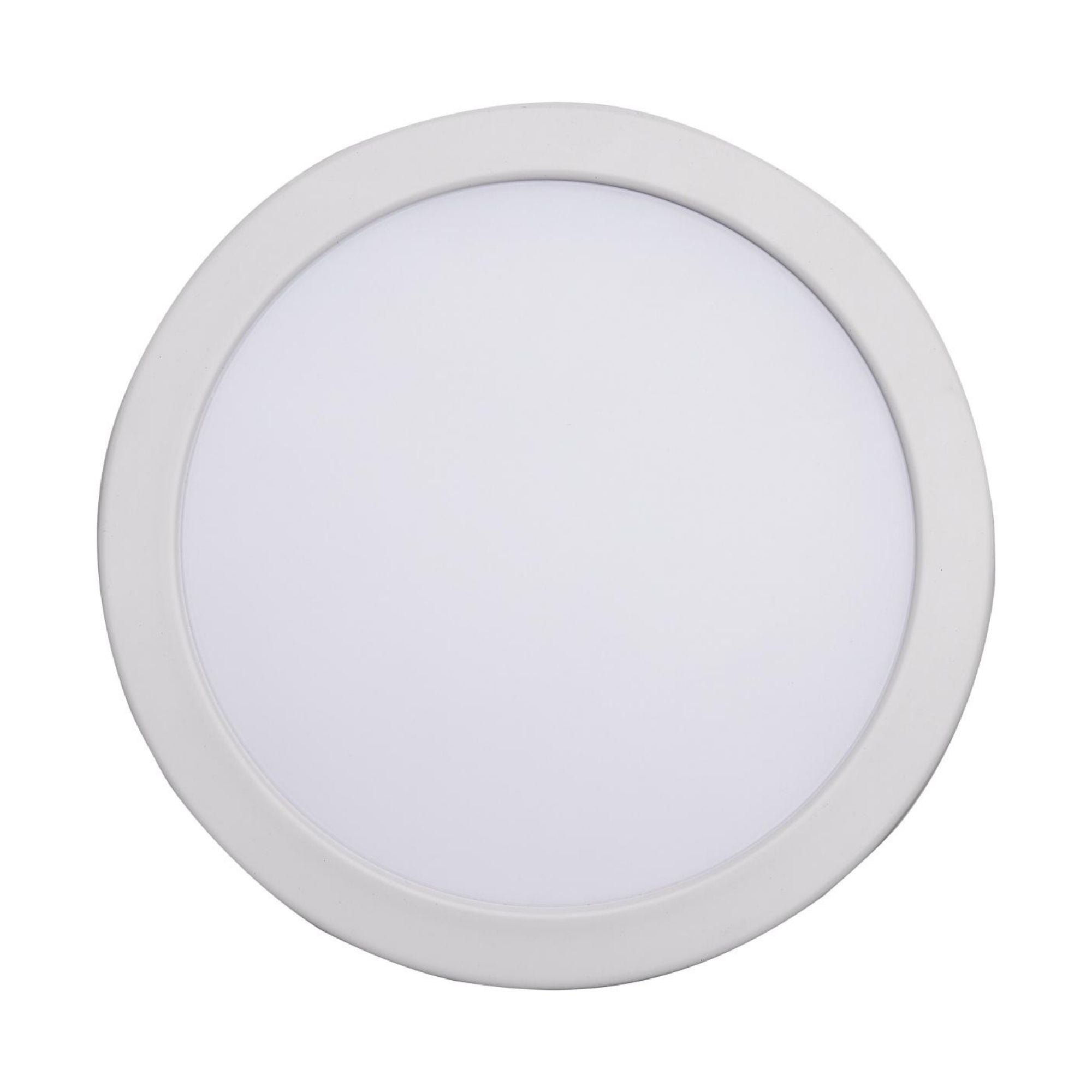 Fire Rated 6" Canless LED Recessed Light, 1050 Lm, 5-CCT, Flat Trim, 120-277V