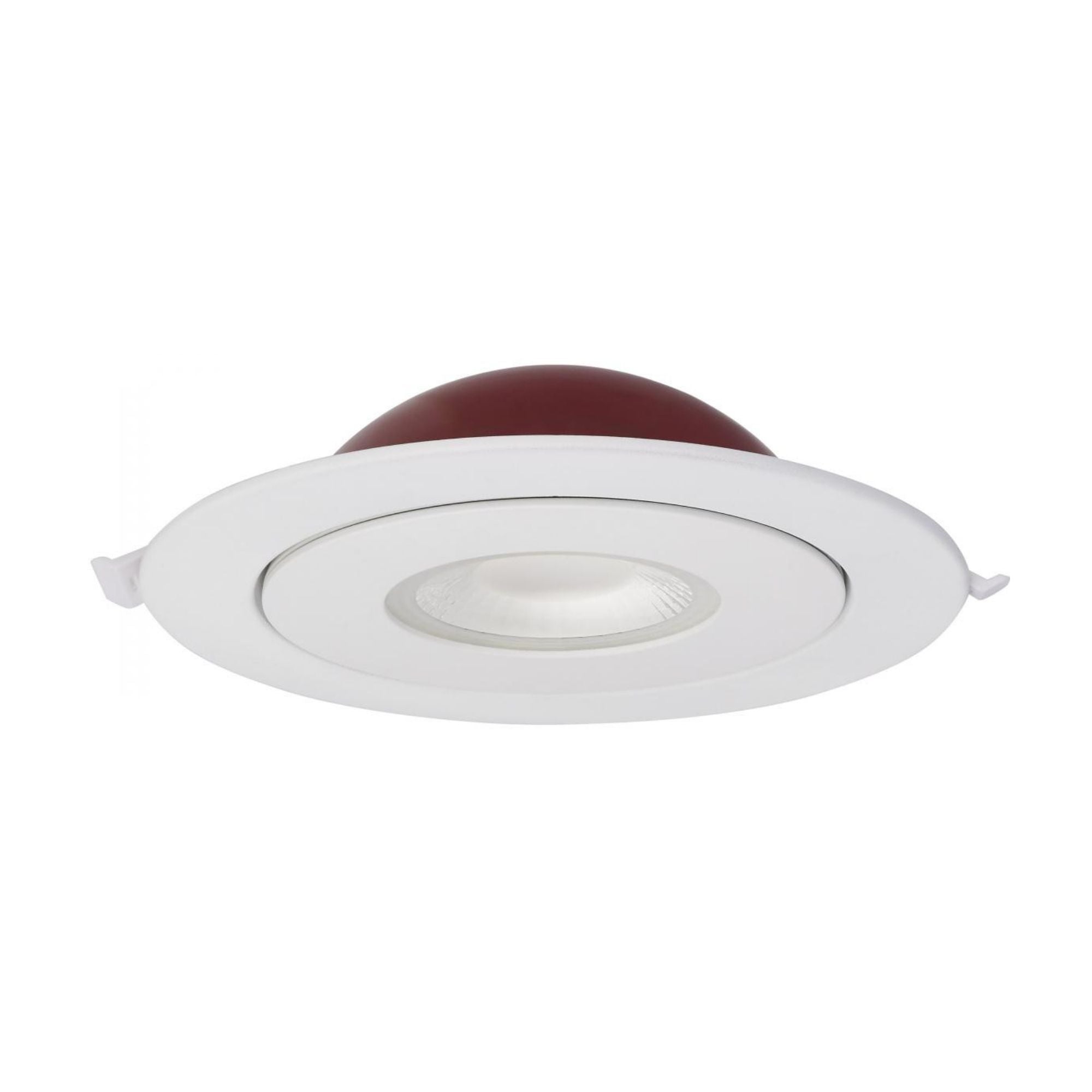 Fire Rated 6" Canless LED Recessed Light, 1280 Lm, 5-CCT, Adjustable Trim