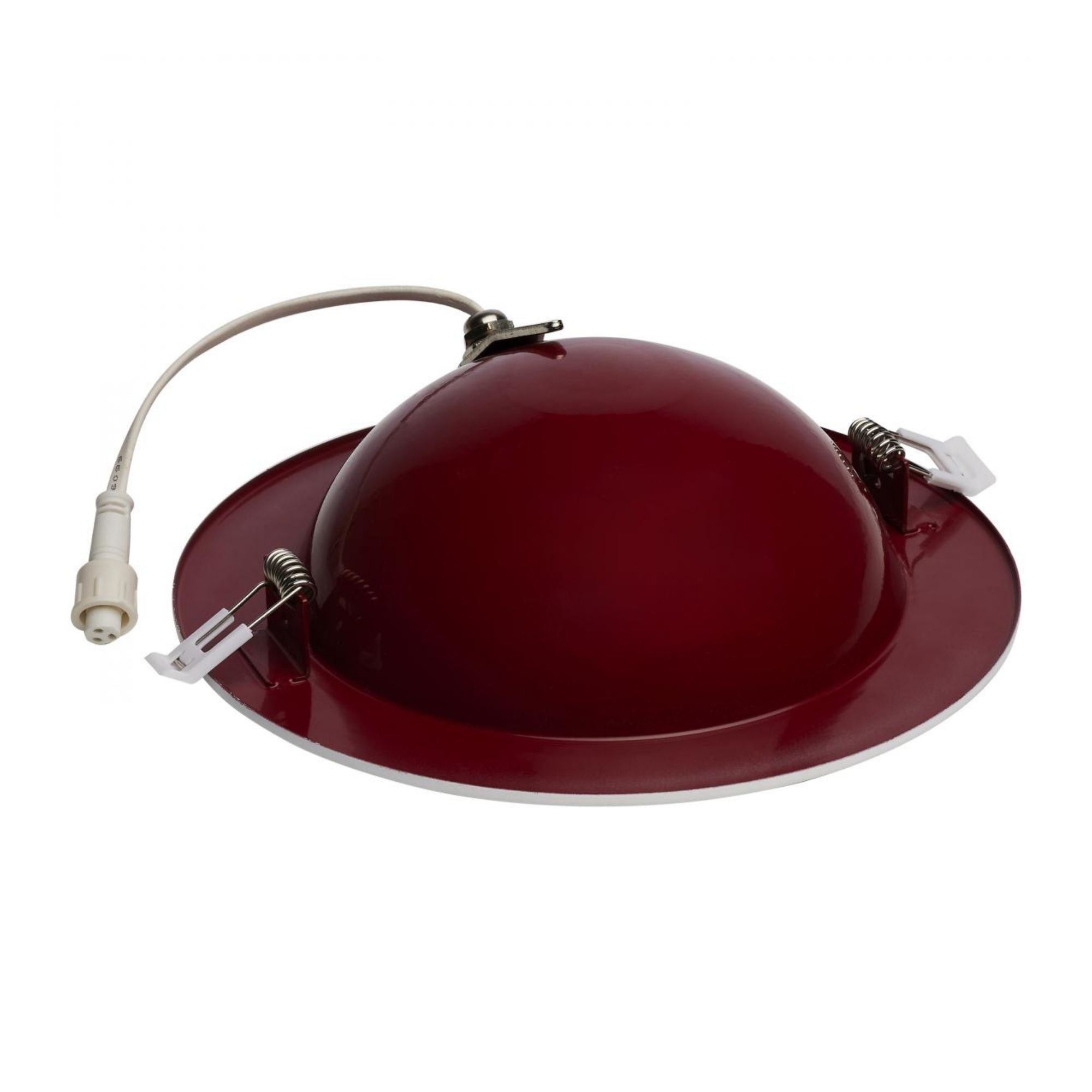 Fire Rated 6" Canless LED Recessed Light, 1280 Lm, 5-CCT, Adjustable Trim