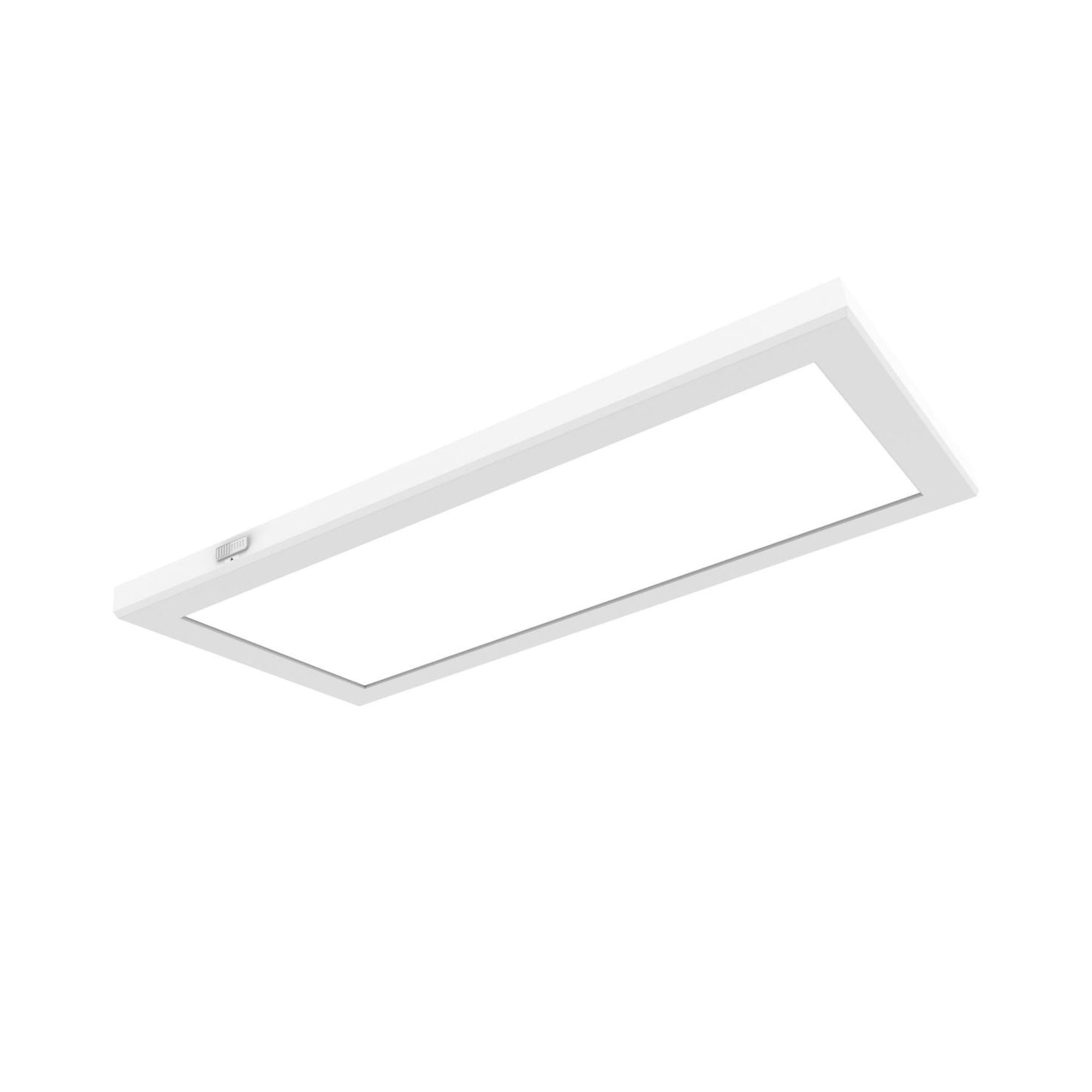 1x2 LED Flush Mount Flat Panel, 24W, 1900lm, 27K/30K/35K/40K/50K, 120-277V, White