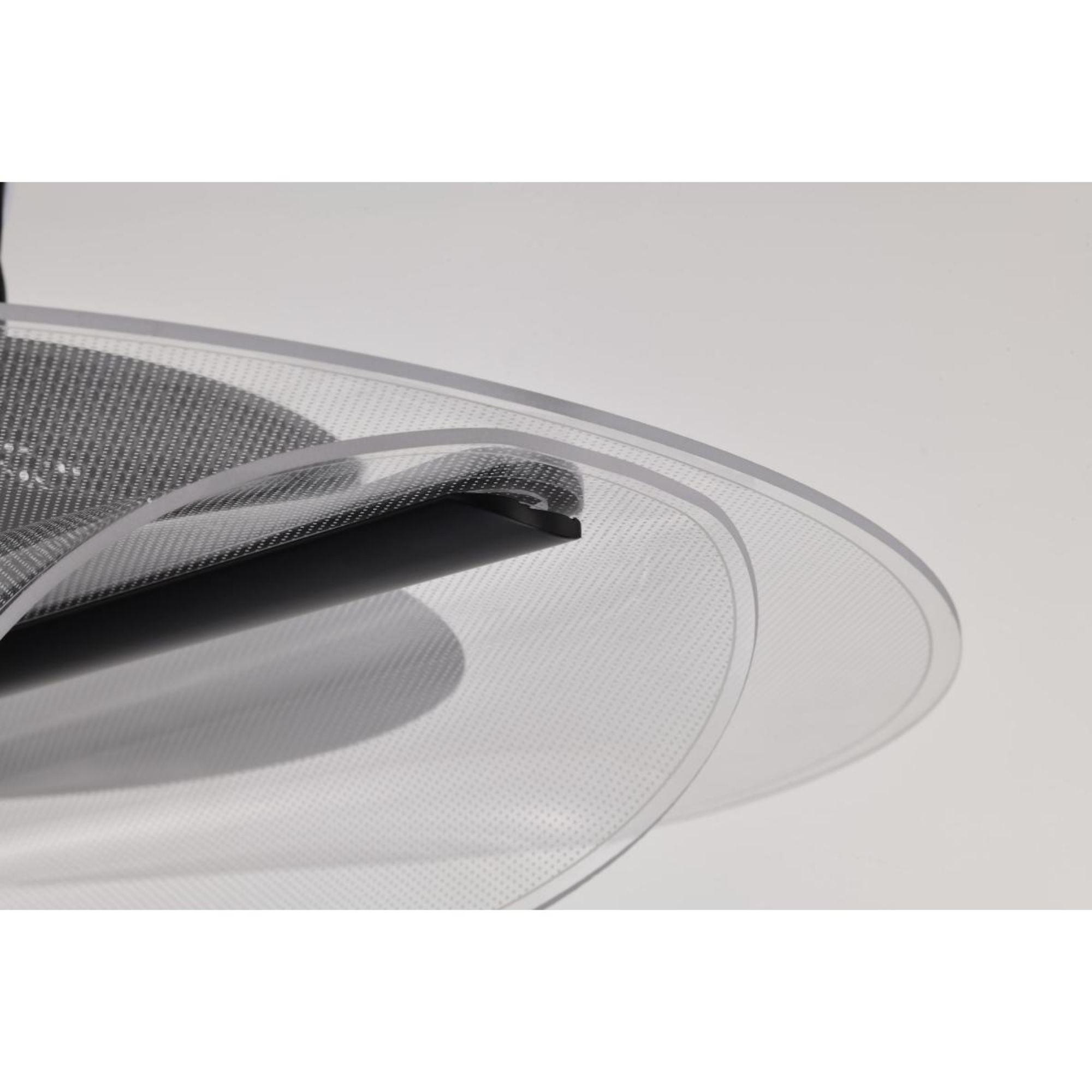 Geneva 18" LED Flush Mount, Matte Black Finish