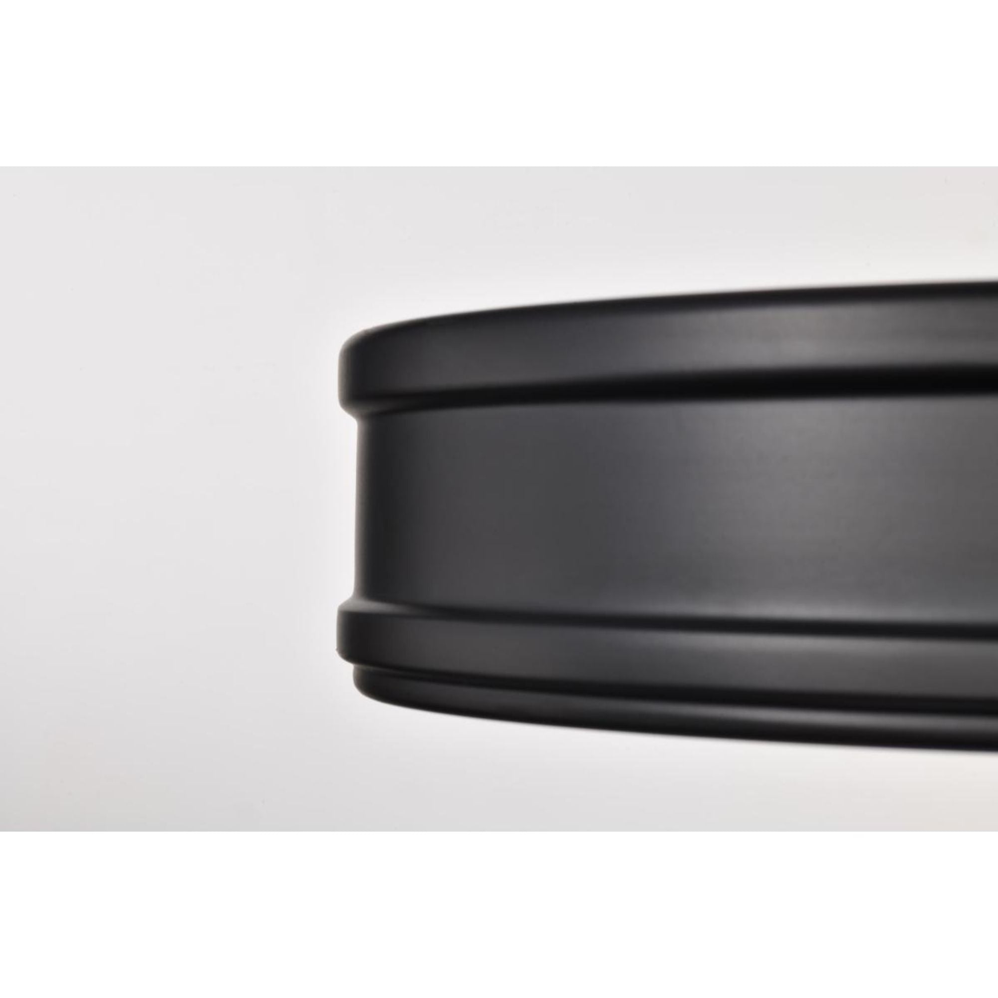 Kendall 14" LED Flush Mount, Matte Black Finish