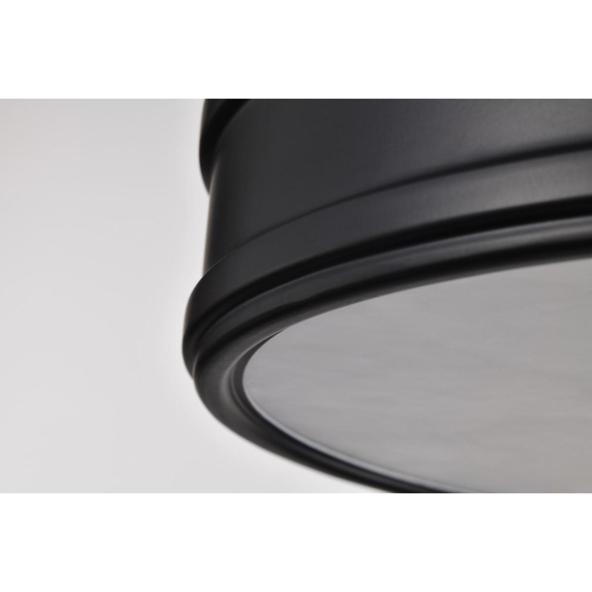 Kendall 14" LED Flush Mount, Matte Black Finish