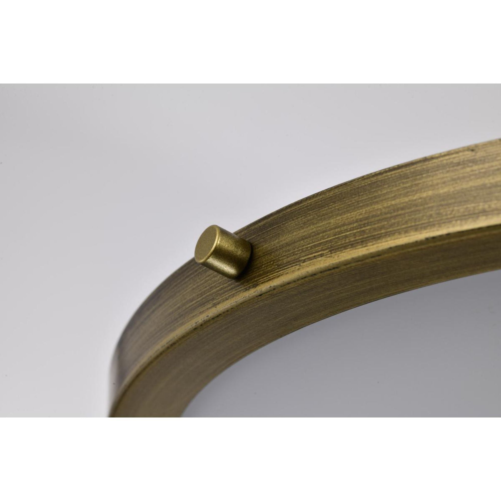 Lafayette 18" 3 lights Flush Mount, Matte Black / Natural Brass Finish