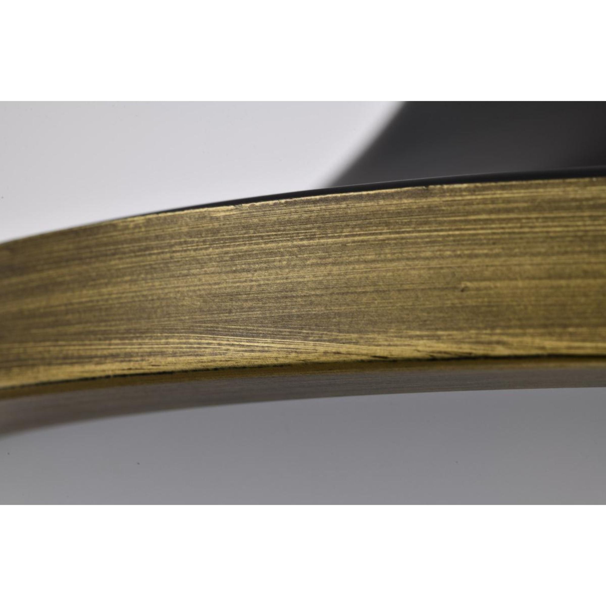 Lafayette 18" 3 lights Flush Mount, Matte Black / Natural Brass Finish