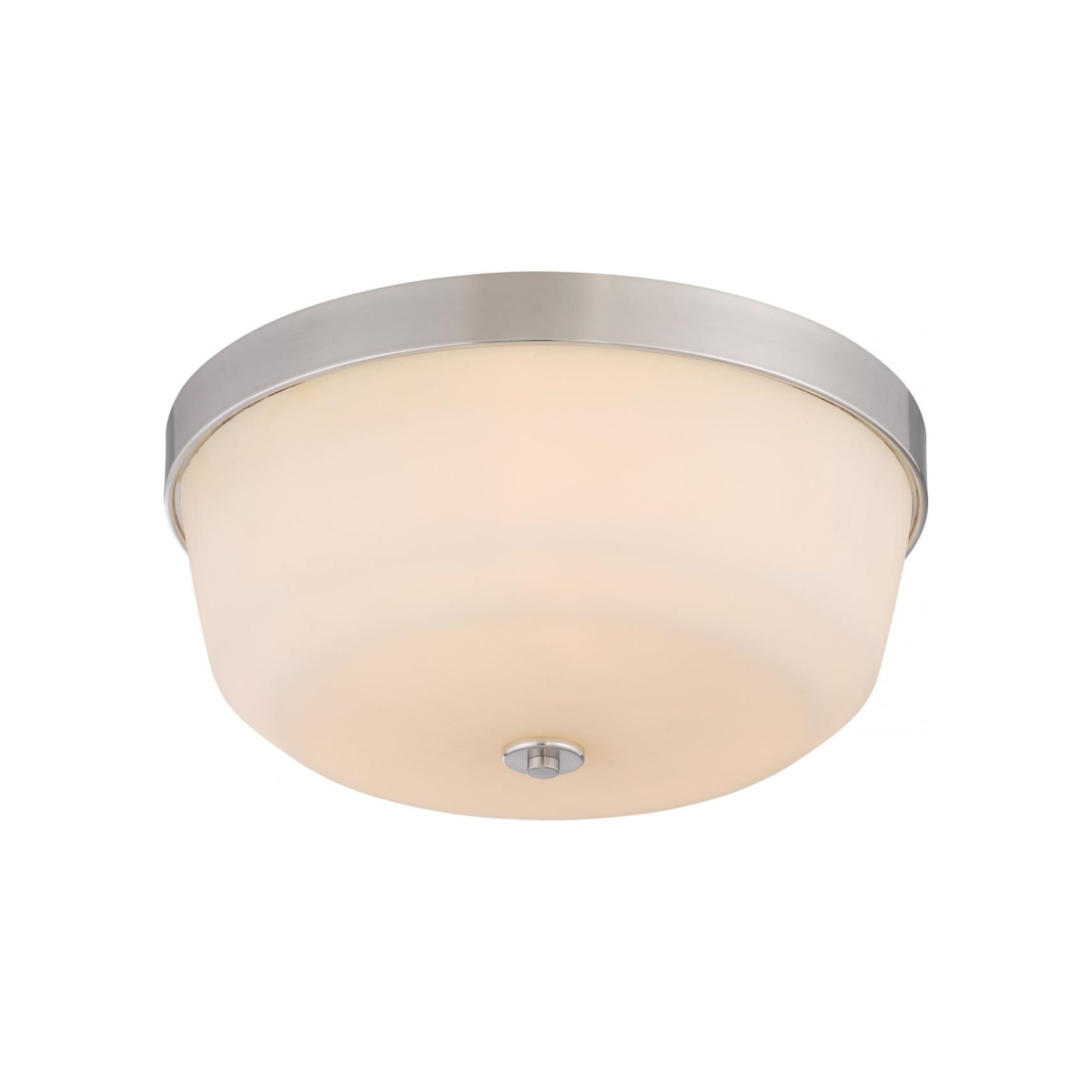 Laguna 15" 3 Lights Flush Mount, Brushed Nickel Finish