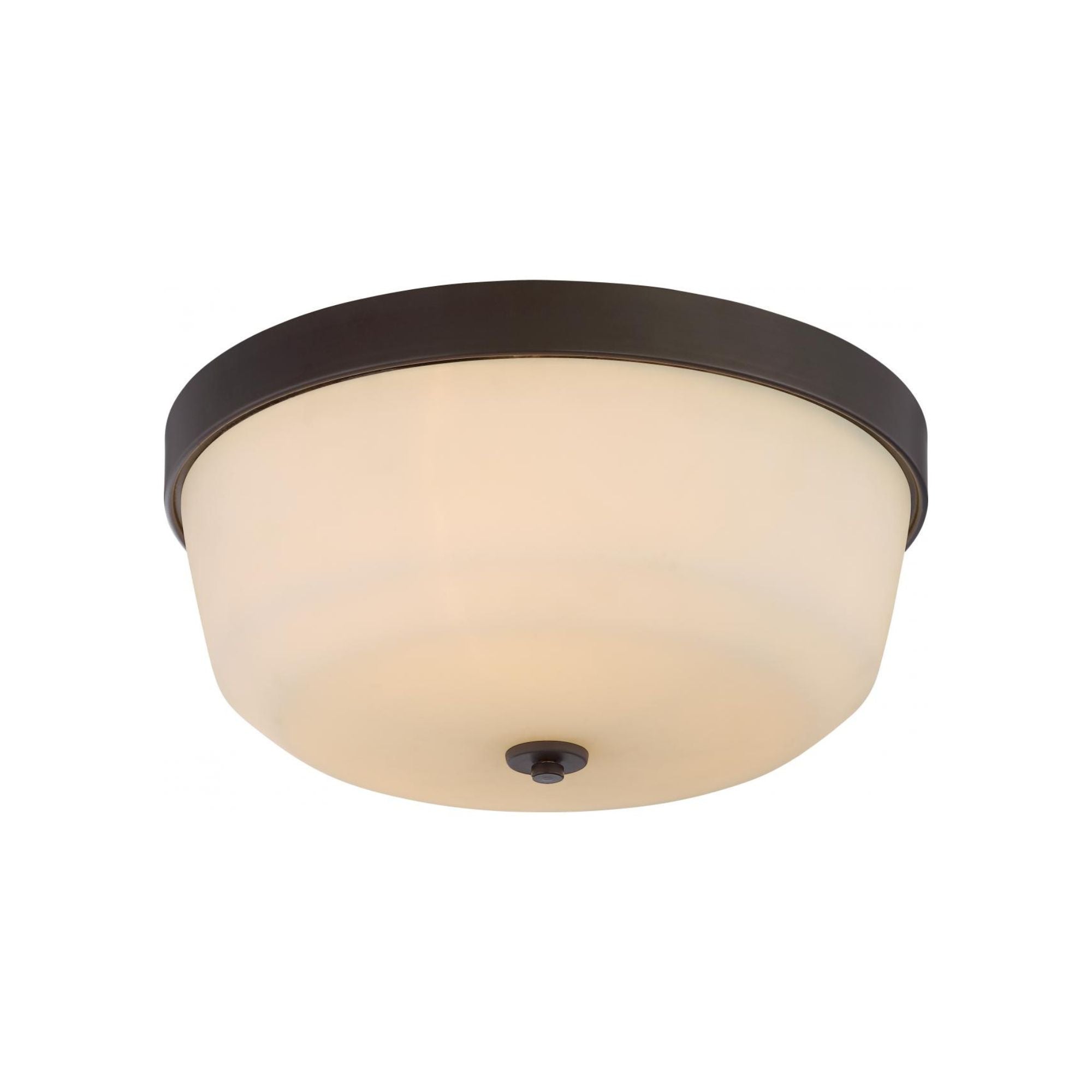 Laguna 15" 3 Lights Flush Mount, Aged Bronze Finish