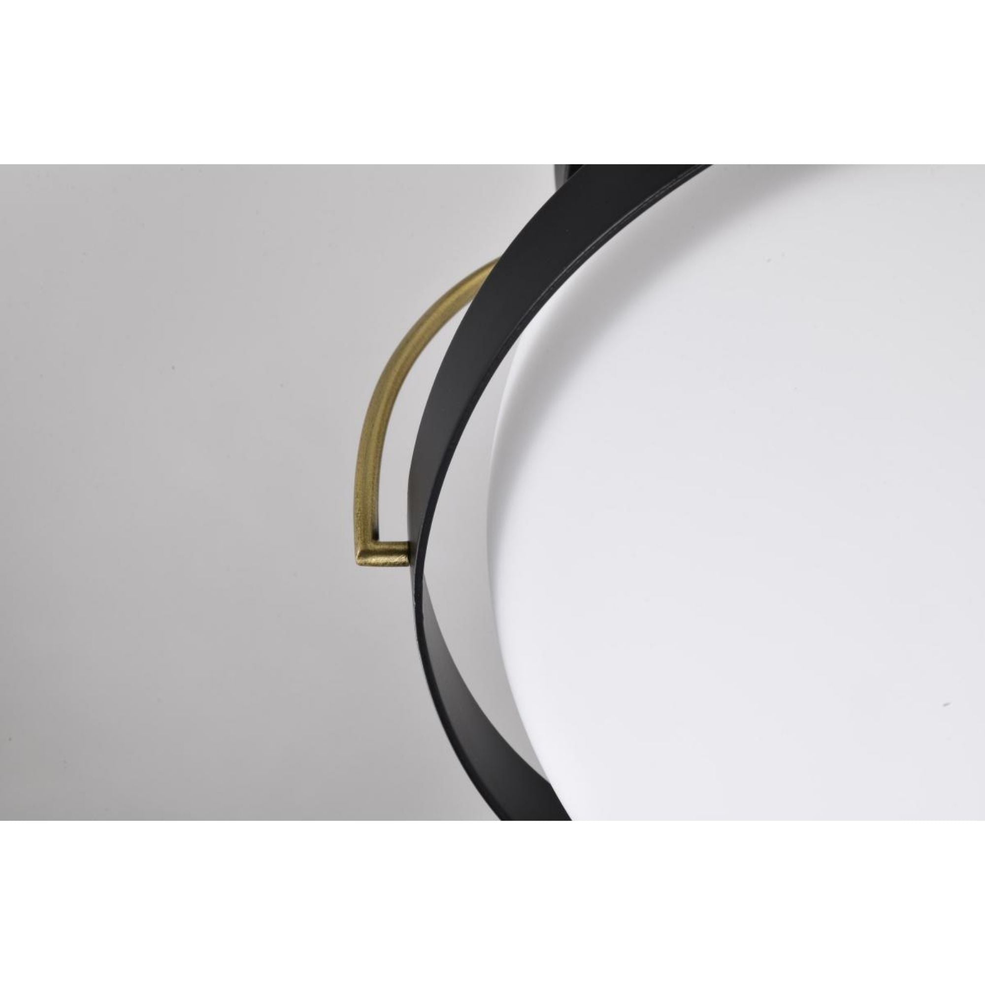 Lakeshore 13" Flush Mount, Matte Black Finish