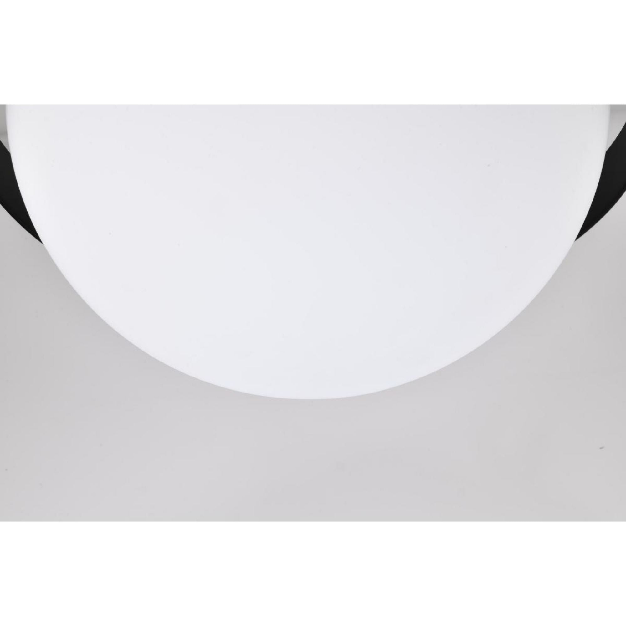 Lakeshore 13" Flush Mount, Matte Black Finish