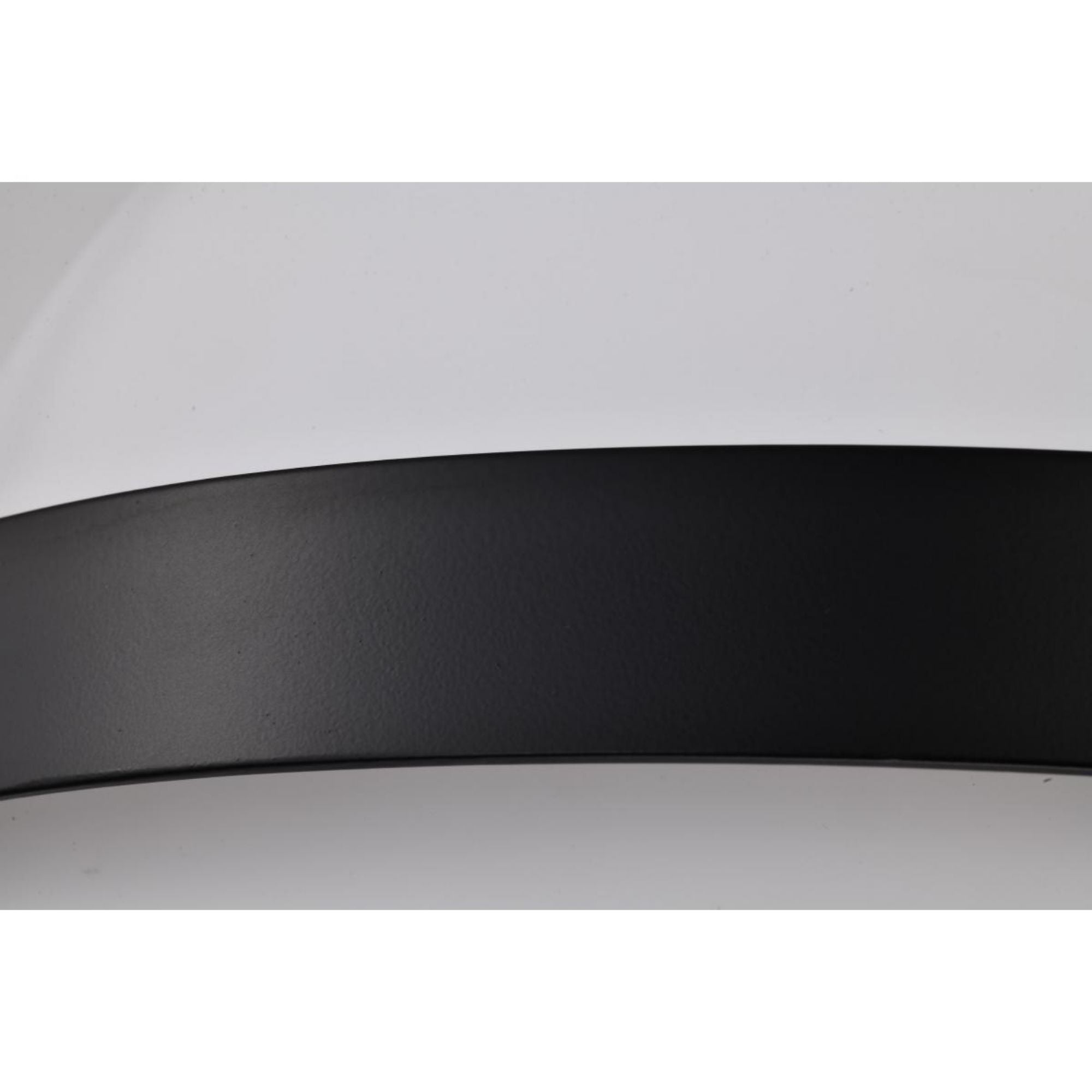 Lakeshore 18" Flush Mount, Matte Black Finish