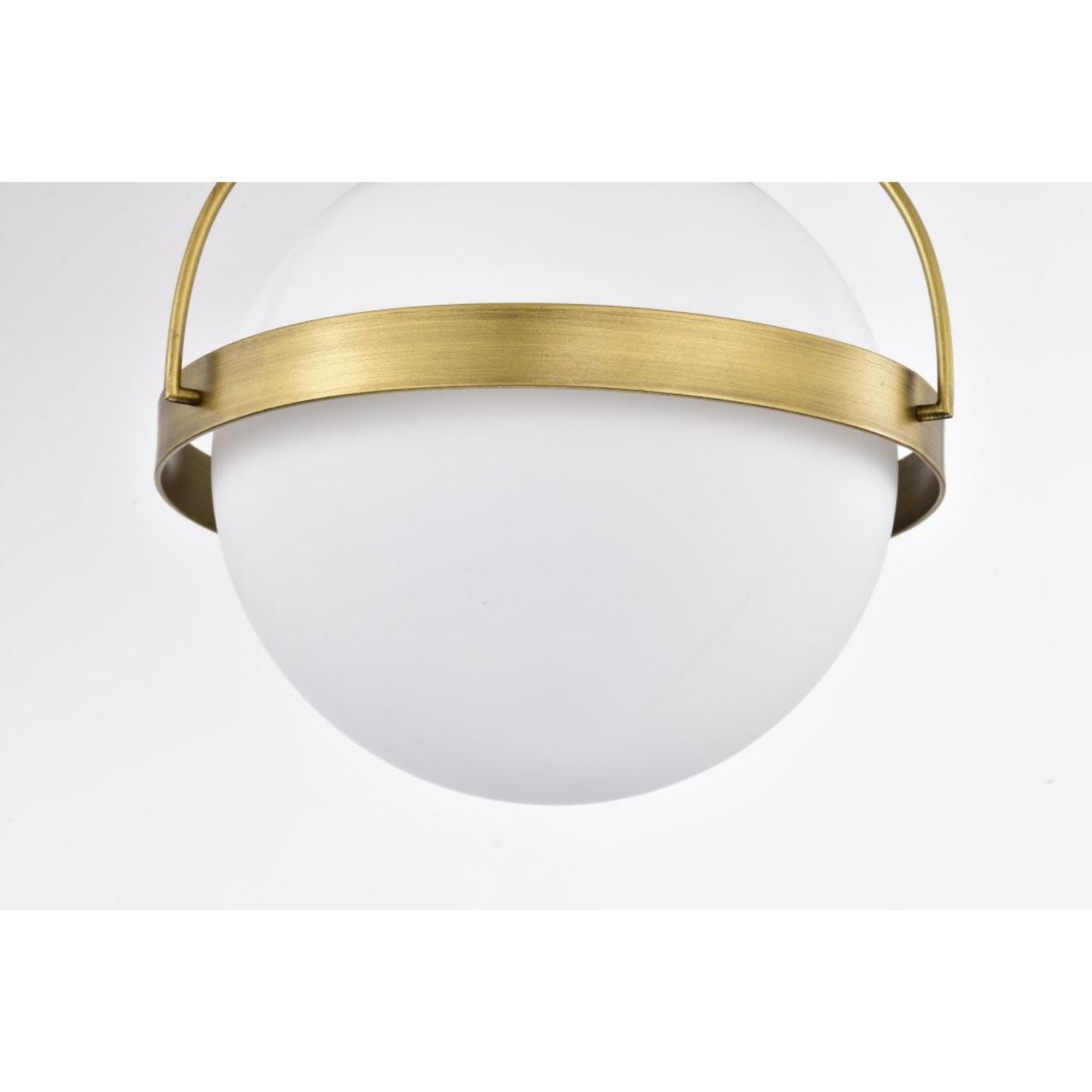Lakeshore 10" Flush Mount, Natural Brass Finish