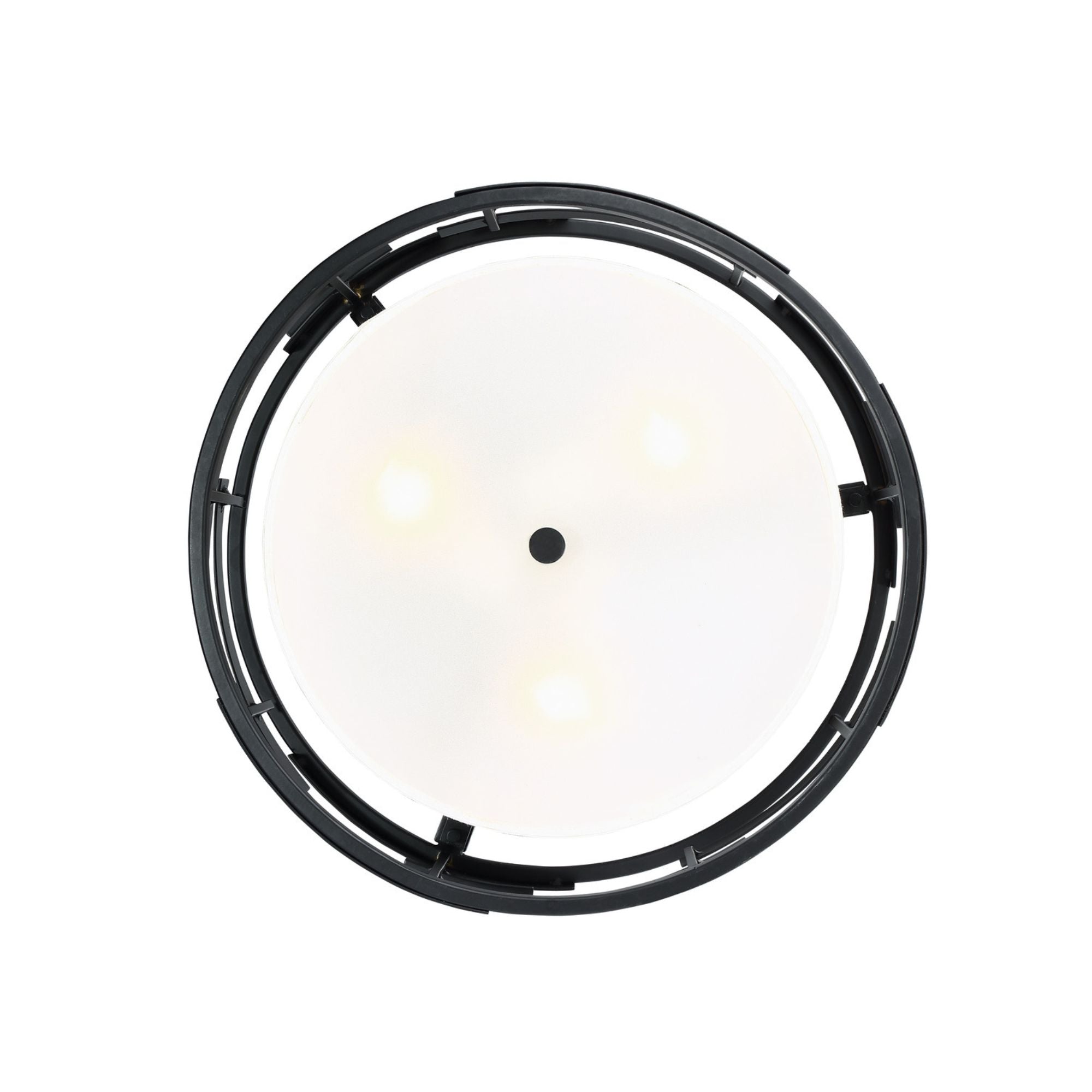 Lansing 16" 3-Light Semi Flush Mount, Midnight Bronze Finish
