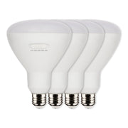 R40/BR40 LED Bulb, 13 Watts, 1075 Lumens, 27K|30K|40K|50K, E26 Base, 100° Flood, 4 Pack