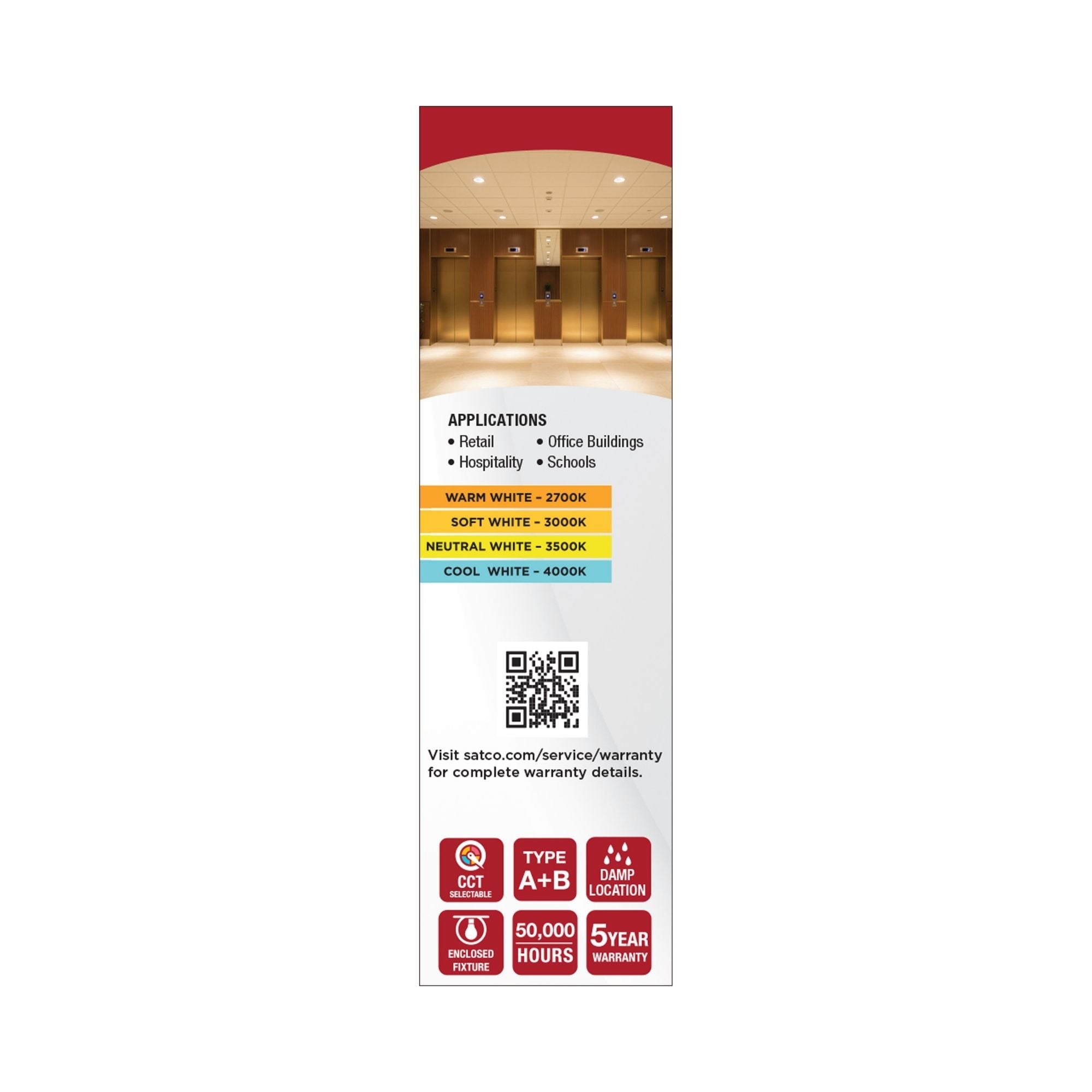 Satco|Nuvo PLC LED Bulb 5.5W 800 Lumens Selectable CCT 2-Pin GX23 Type A/B