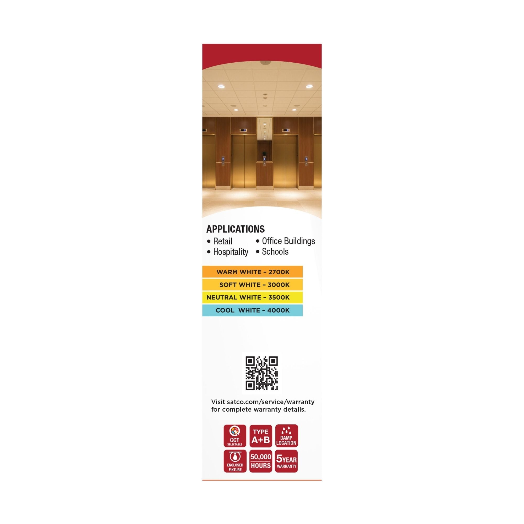 Satco|Nuvo PLC LED Bulb 7W 900 Lumens Selectable CCT GX32d Base Type A/B