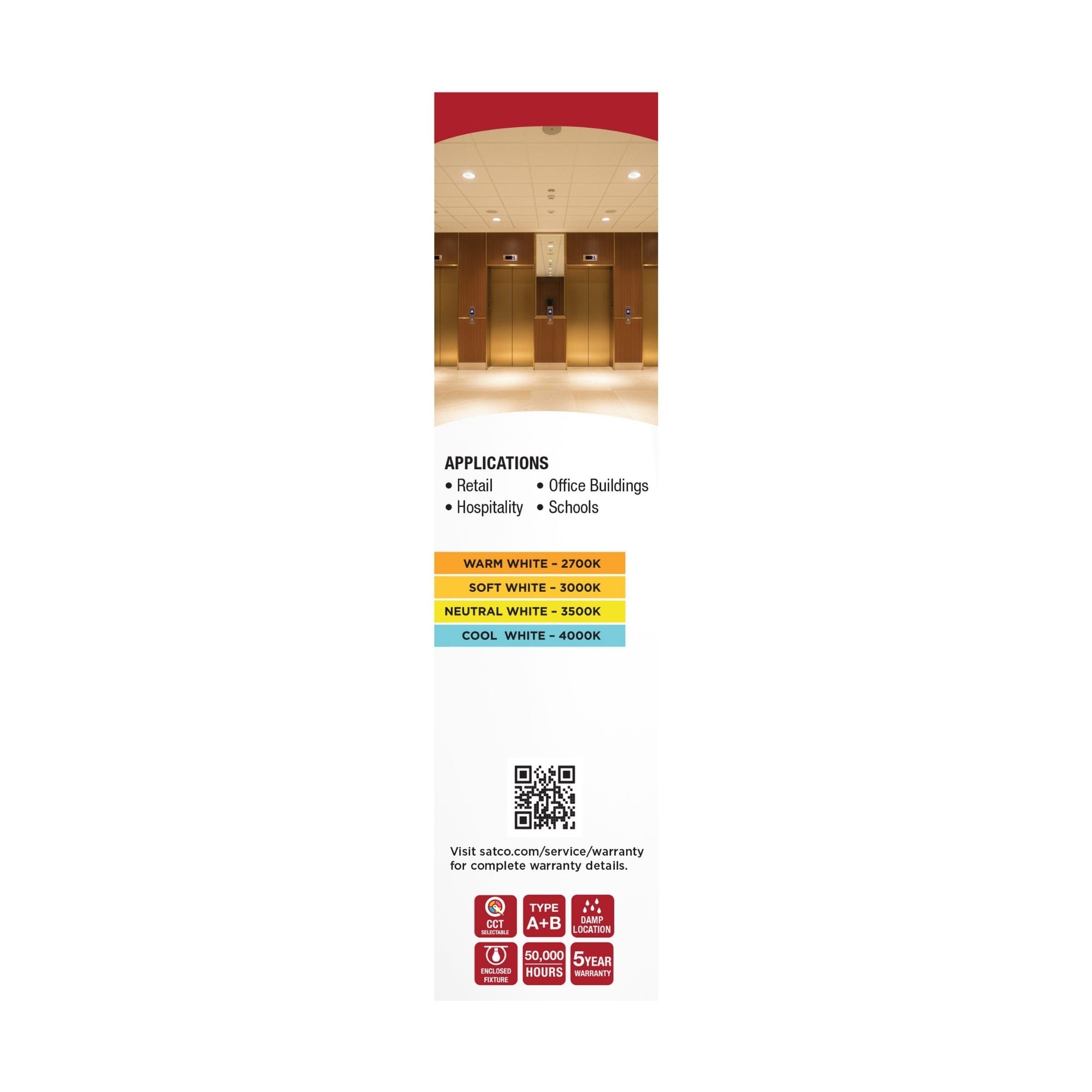 Satco|Nuvo PLC LED Bulb 9W 1200 Lumens Selectable CCT GX32d Base Type A/B