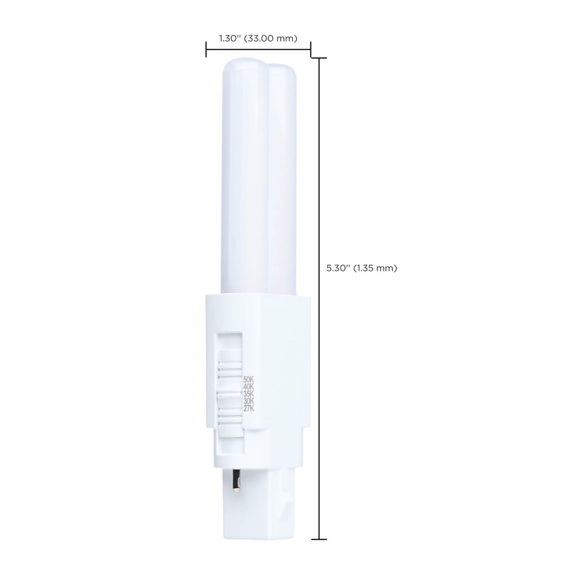 Satco|Nuvo PLS LED Bulb 3W 410 Lumens 5CCT 2-Pin G23 Base Type A/B