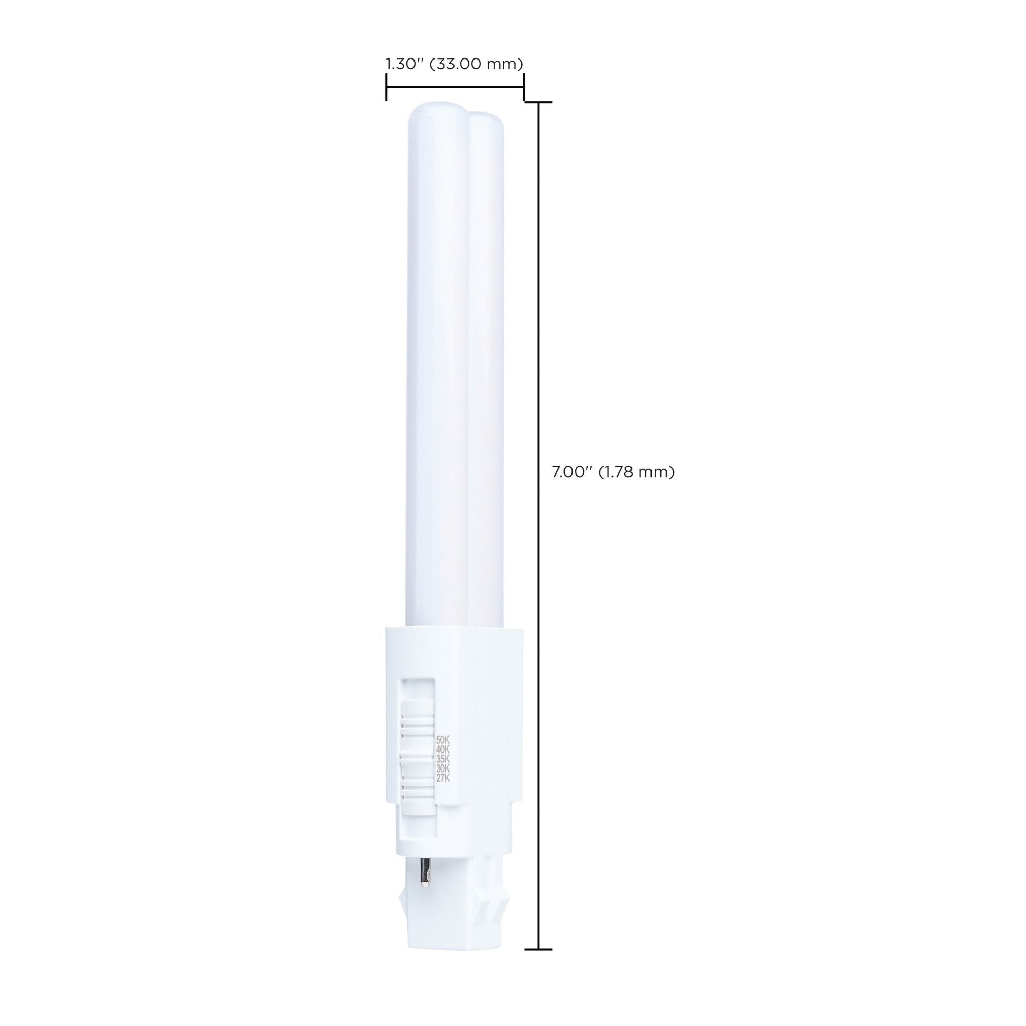 Satco|Nuvo PLS LED Bulb 5W 710 Lumens 5CCT 2-Pin GX23 Type A/B