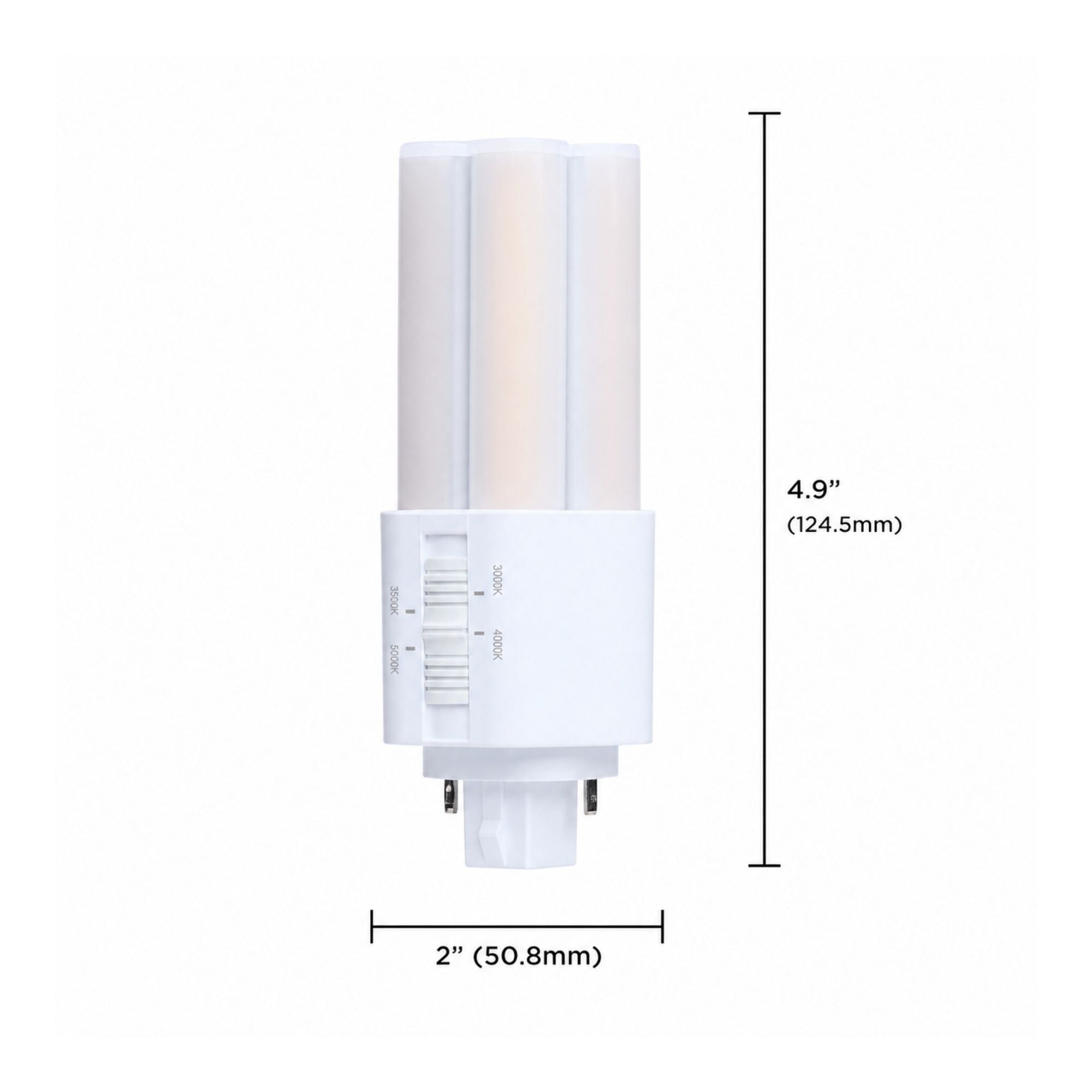 Satco|Nuvo PLT LED Bulb 7W 960Lm 2-Pin/4-Pin GX24d Base Selectable CCT Type B