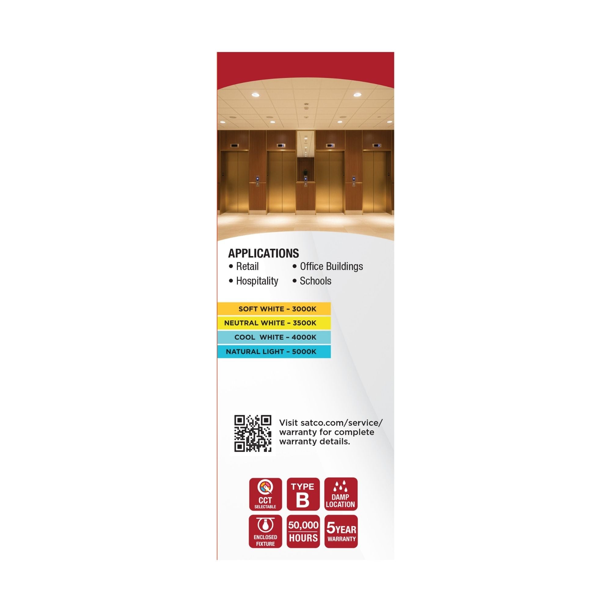 Satco|Nuvo PLT LED Bulb 9W 1200Lm 2-Pin/4-Pin GX24d Base Selectable CCT Type B