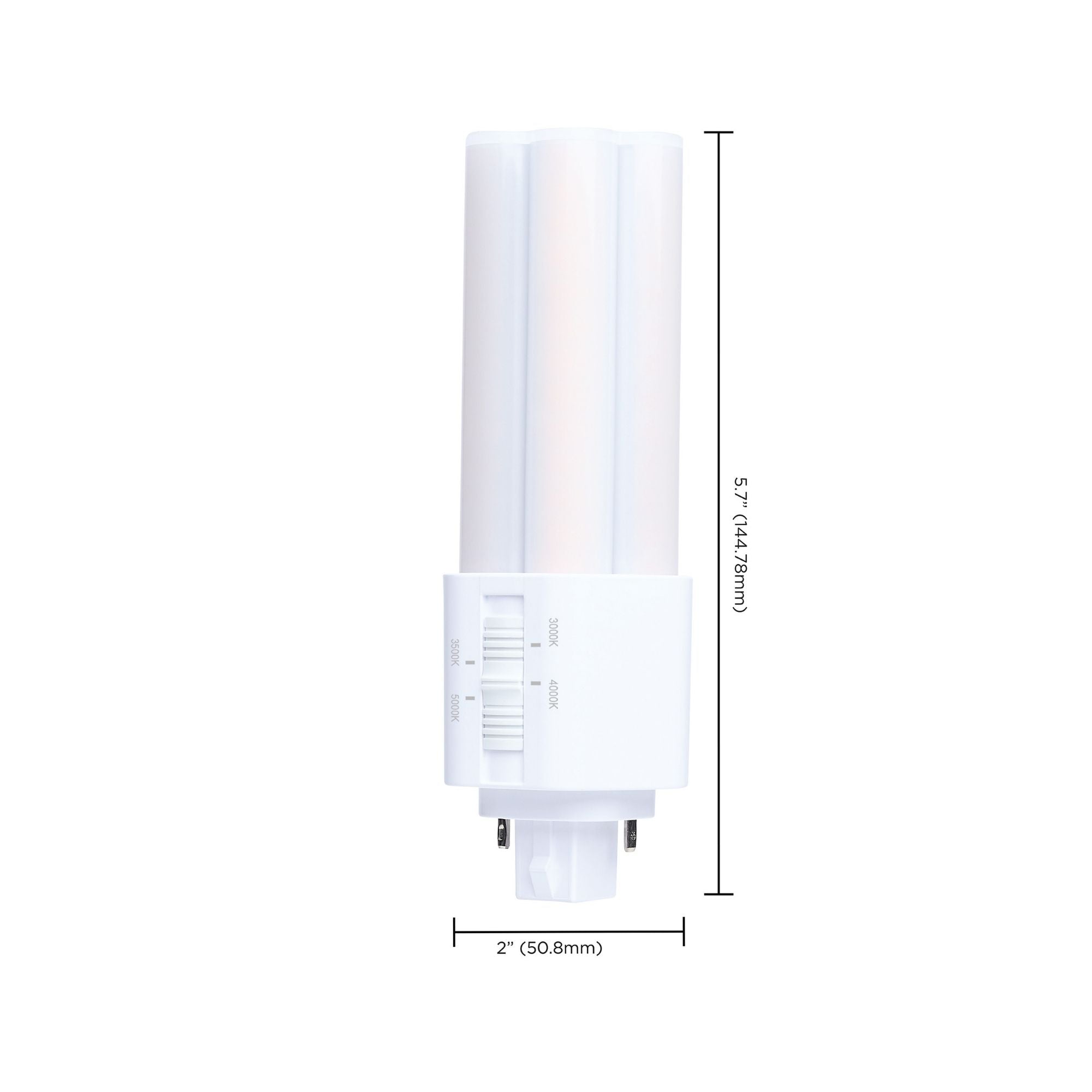 Satco|Nuvo PLT LED Bulb 9W 1200Lm 2-Pin/4-Pin GX24d Base Selectable CCT Type B