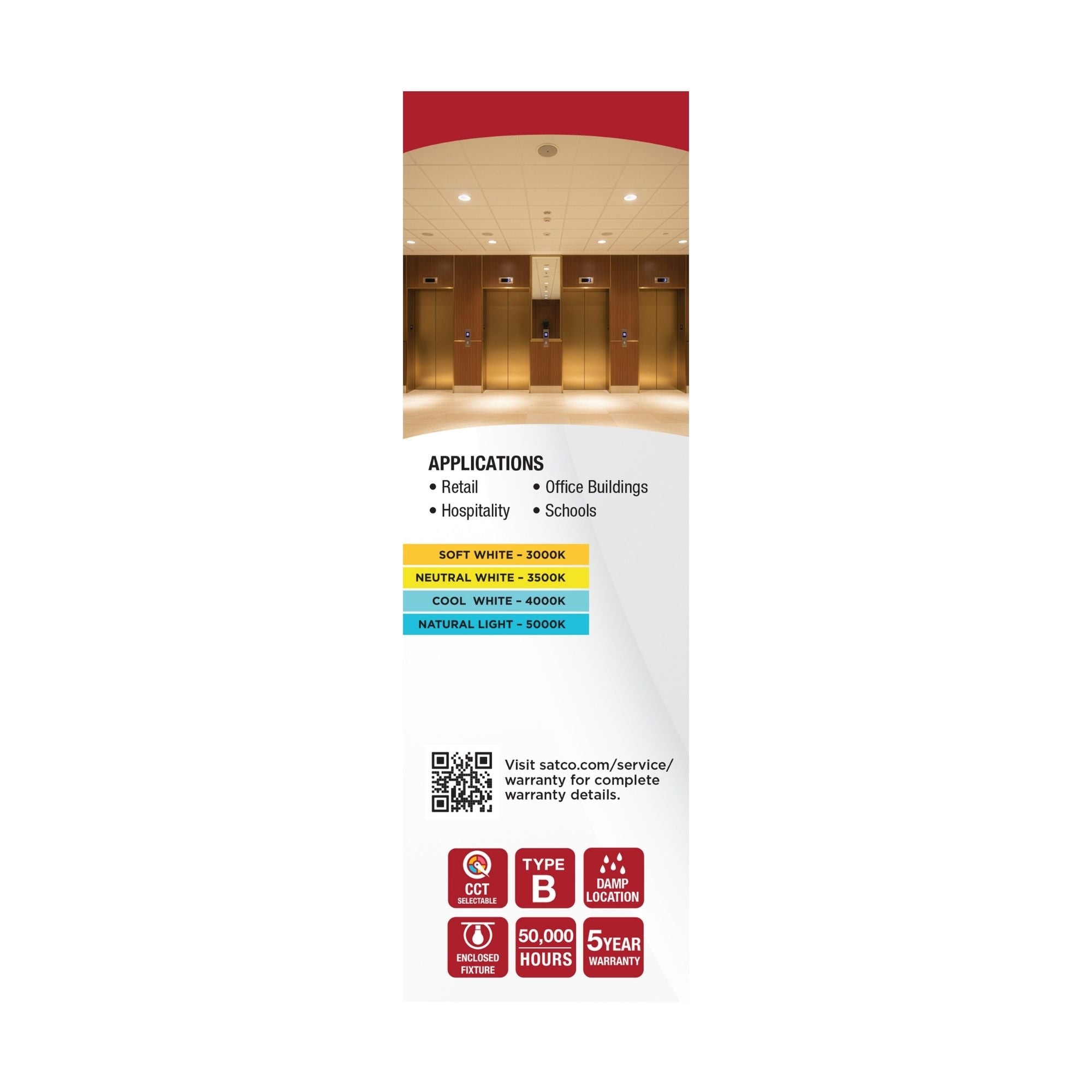 Satco|Nuvo PLT LED Bulb 15W 2200Lm 2-Pin/4-Pin GX24d Base Selectable CCT Type B