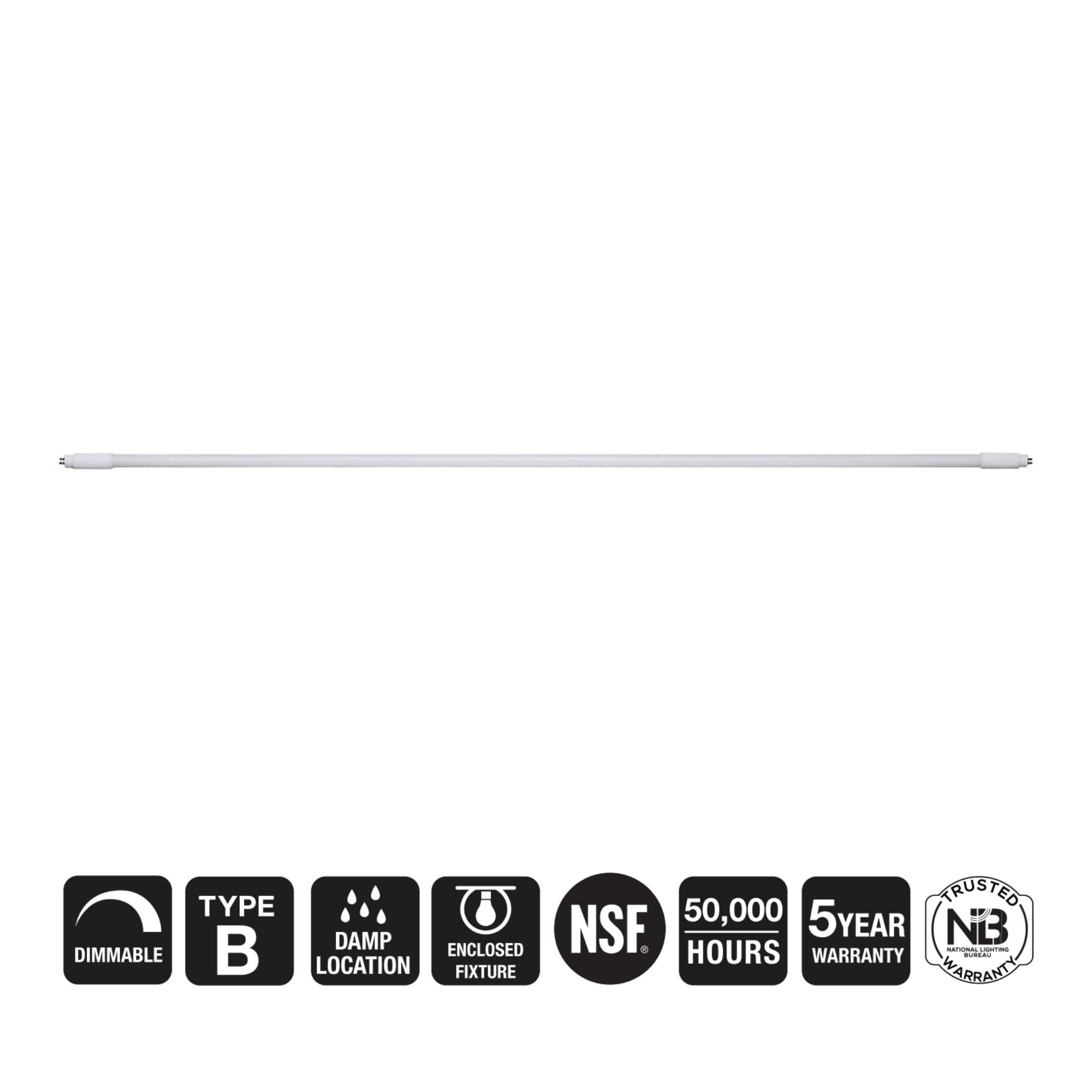 Satco LED T5 Lamps - Type B, CCT Selectable