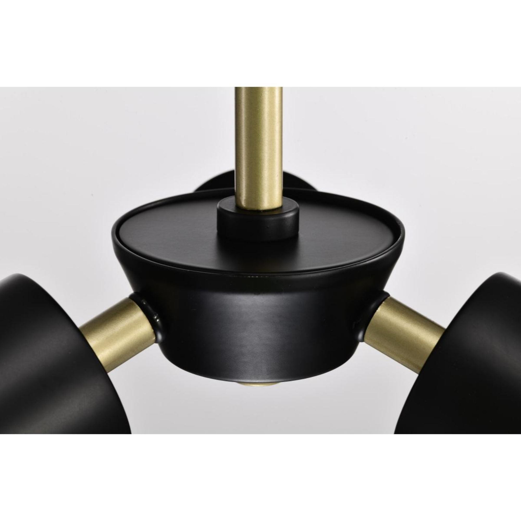 Marc 16" 2 lights Semi-flush Mount, Matte Black Finish
