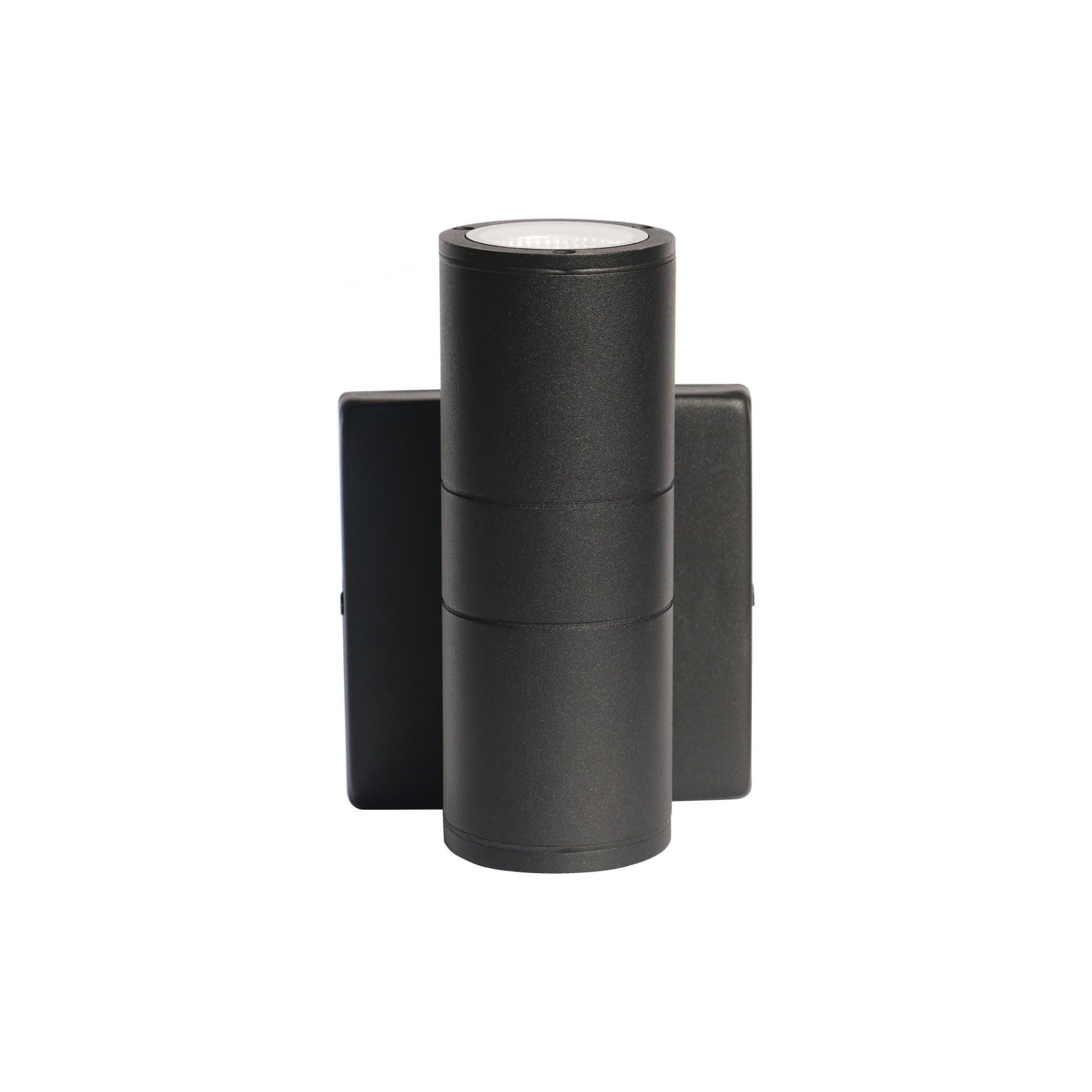 LED Small Outdoor Sconce, 10W, 900lm, 3000K, 120-277V, Black