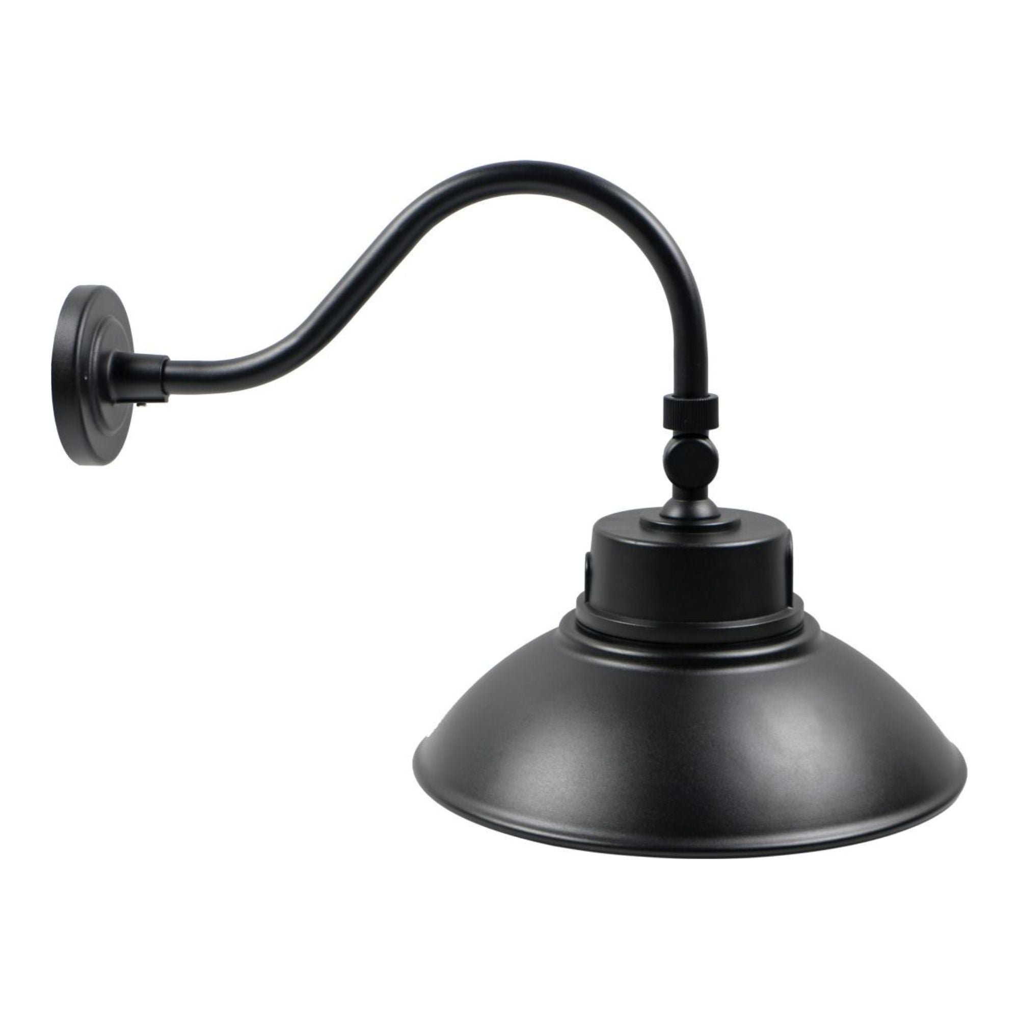 14" LED Gooseneck, 5500 Lm, Photocell, 3K/4K/5K, Black